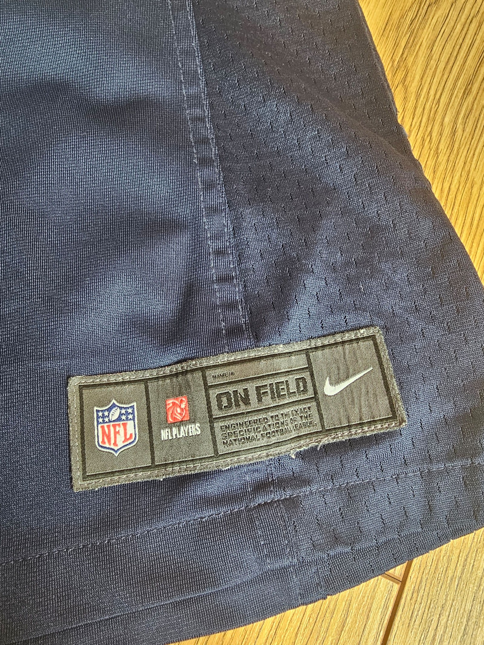 NFL Personalised Navy & Green Seattle Seahawks Jersey Womens XL On Field image 5