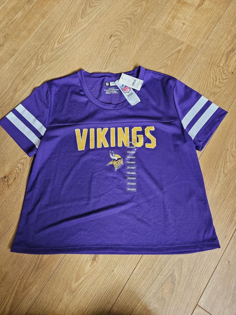 NFL Purple Minnesota Vikings Women's Mesh Jersey XL