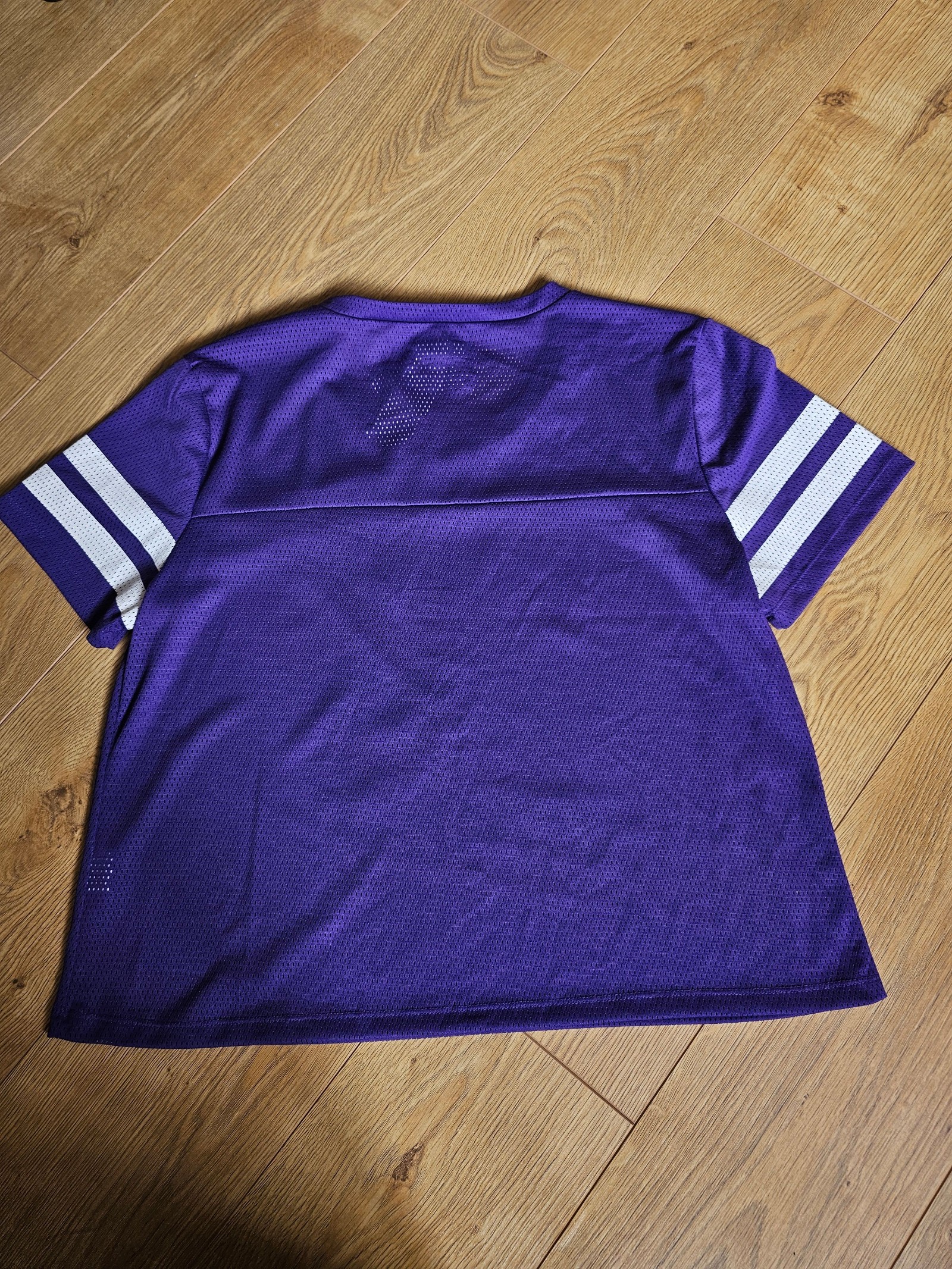 NFL Purple Minnesota Vikings Women's Mesh Jersey XL image 7