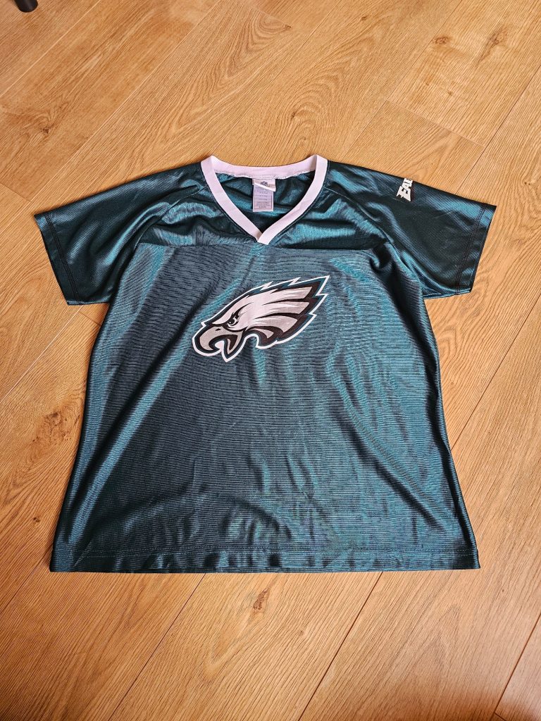 NFL Michael Vick Green & White Philadelphia Eagles Team Apparel Womens XL Jersey