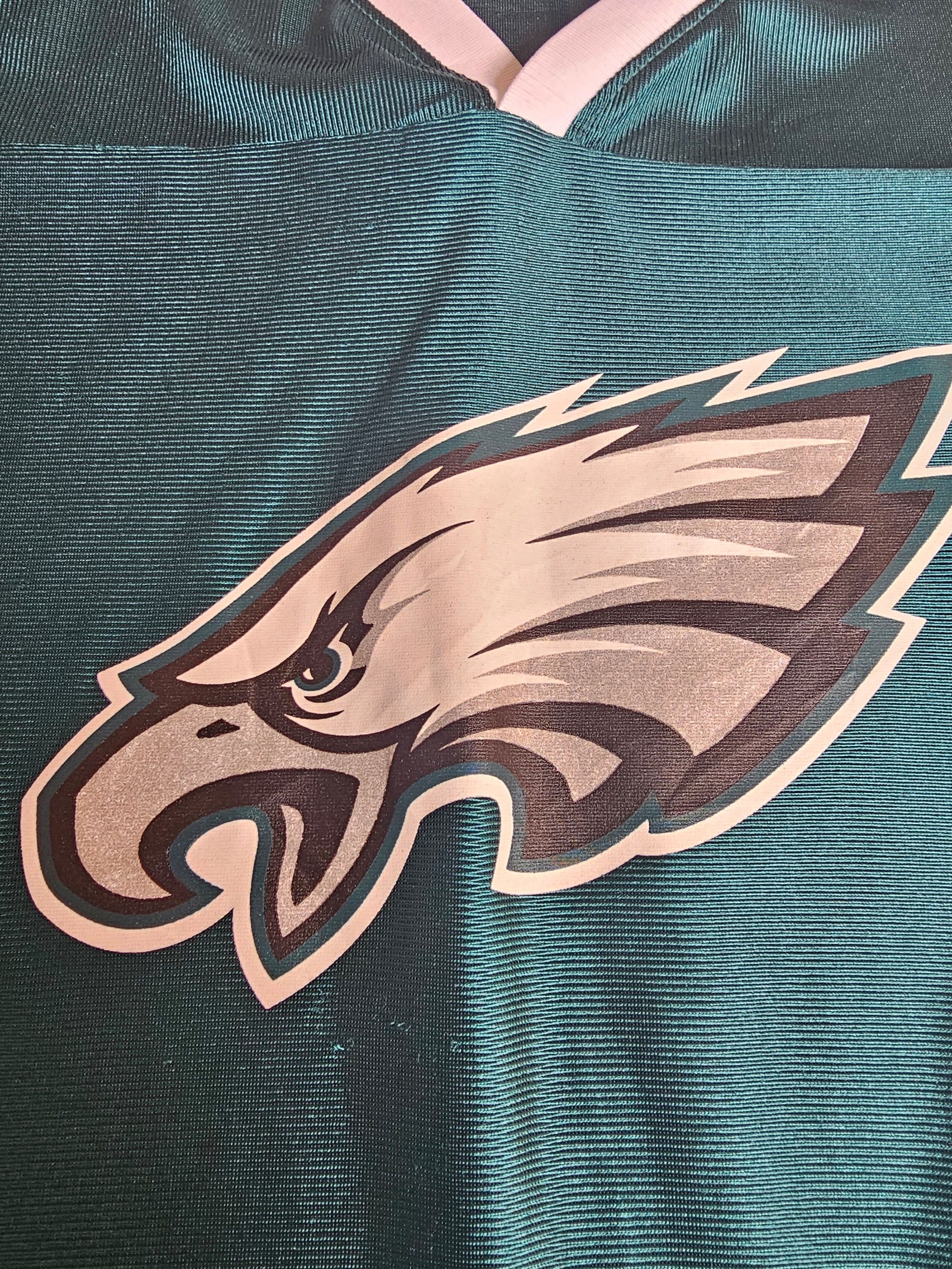 NFL Michael Vick Green & White Philadelphia Eagles Team Apparel Womens XL Jersey image 2