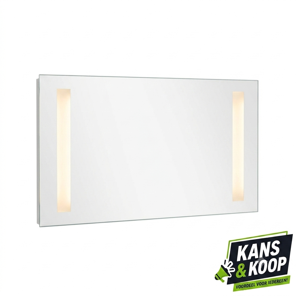 Moderne Badkamerspiegel / Wandspiegel met Geïntegreerde LED-Verlichting