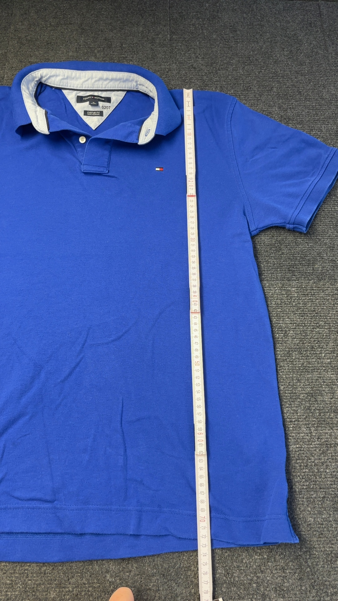 Tommy Hilfiger Blue Custom Fit Polo Shirt XL image 4