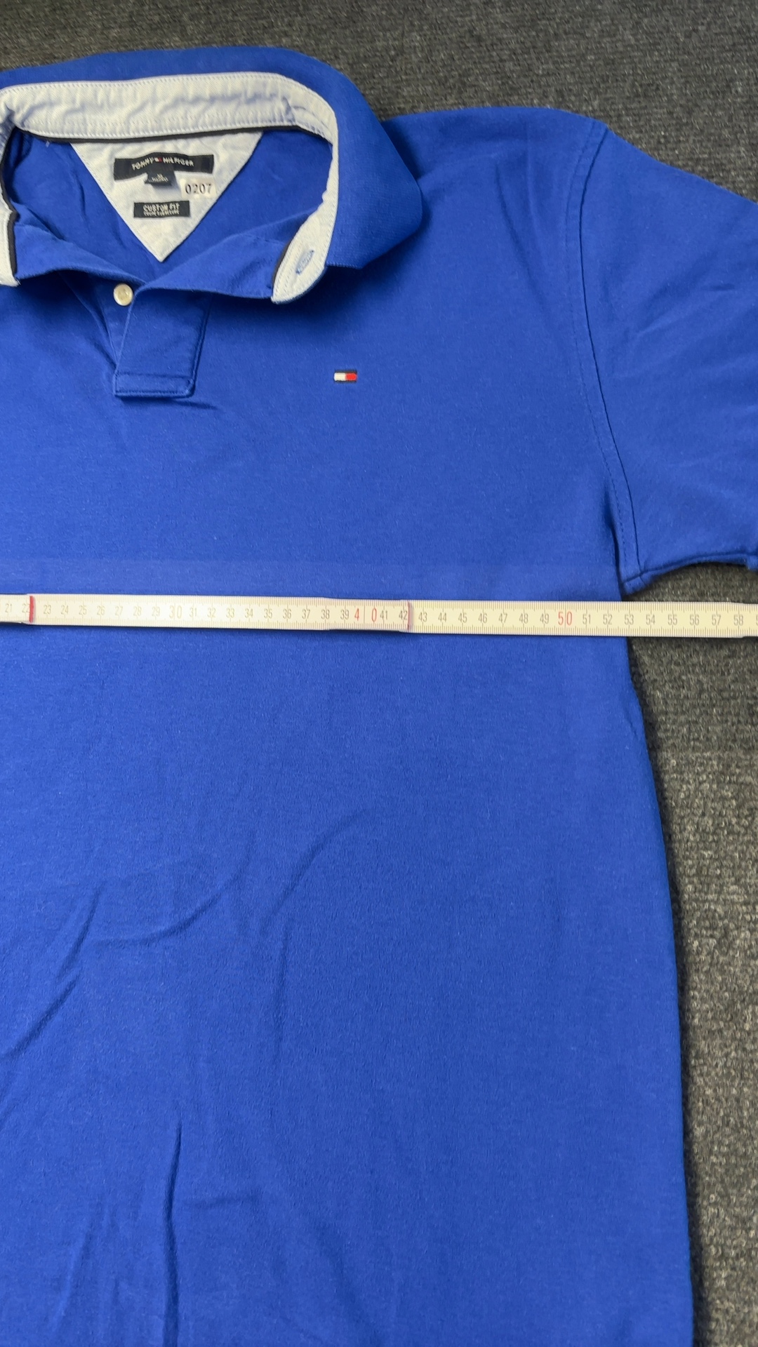 Tommy Hilfiger Blue Custom Fit Polo Shirt XL image 5