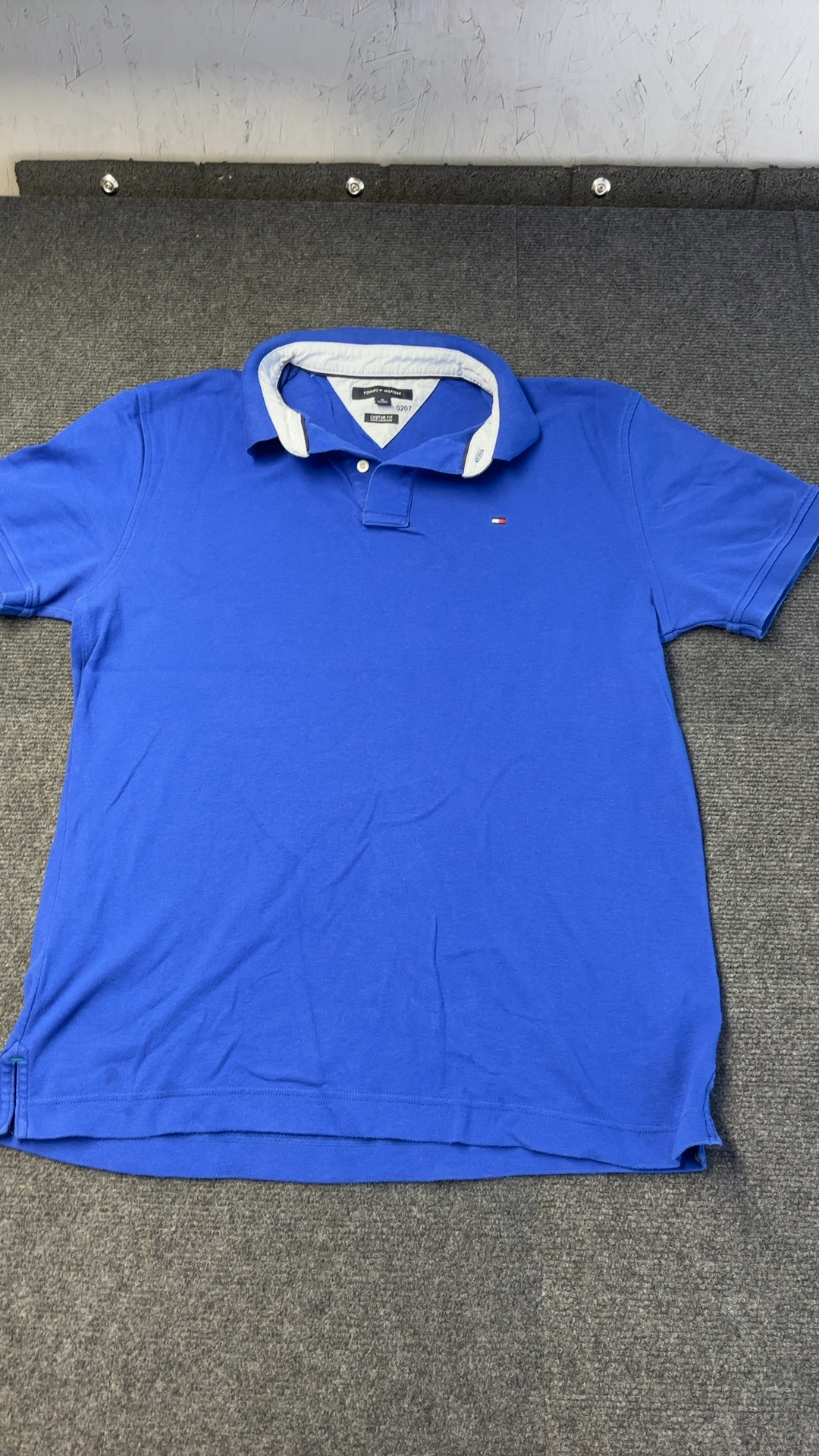 Tommy Hilfiger Blue Custom Fit Polo Shirt XL