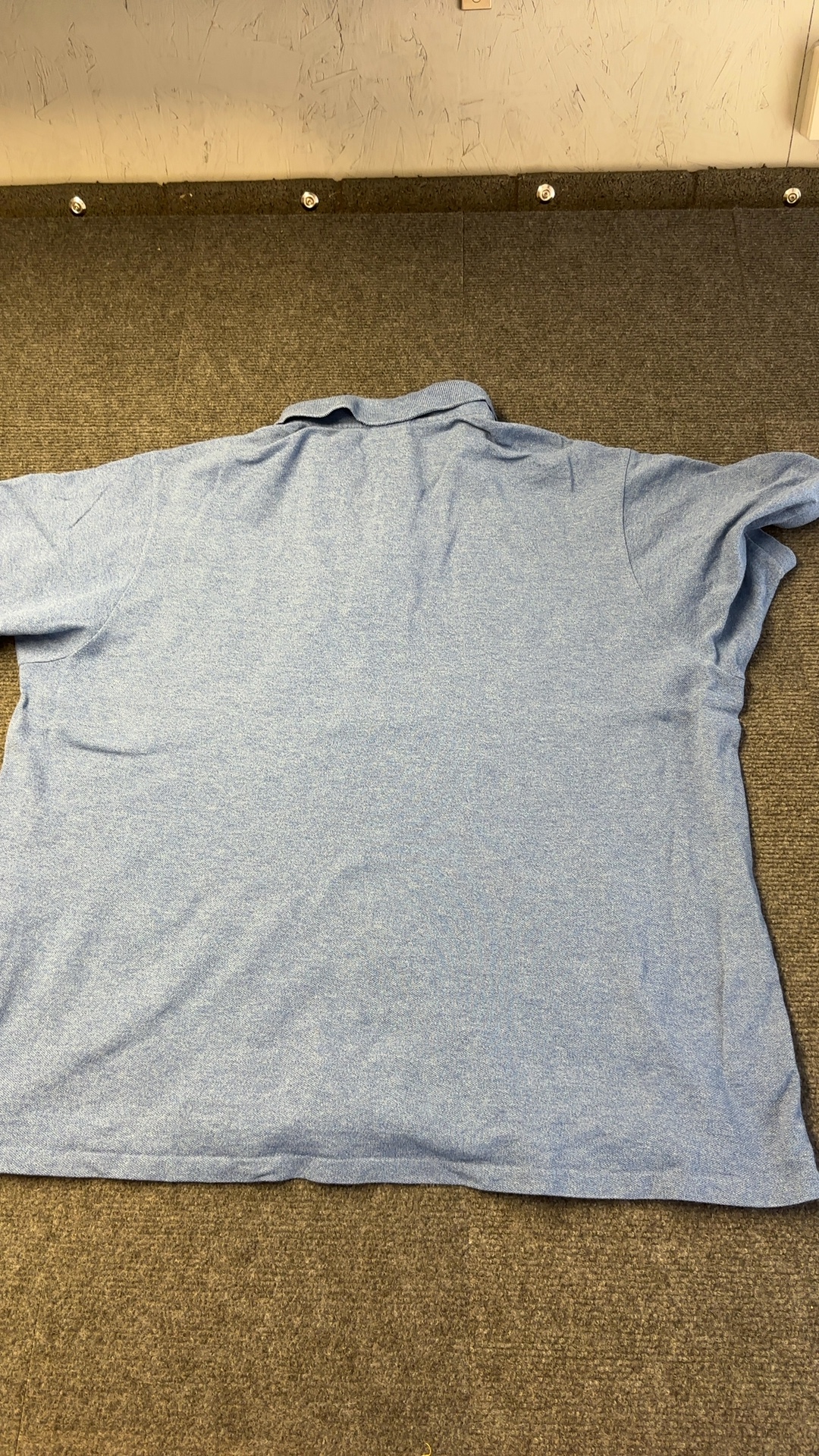 Lacoste Blue Polo Shirt L 100% Cotton image 3