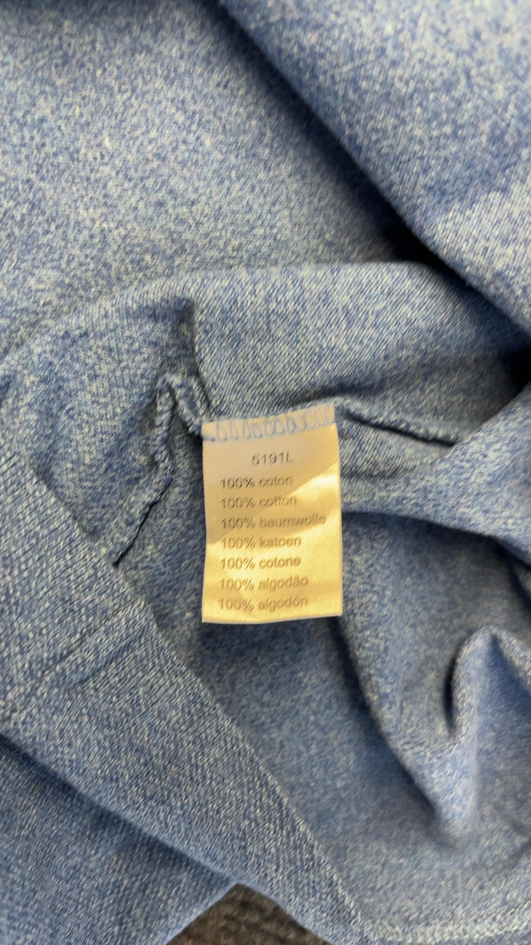 Lacoste Blue Polo Shirt L 100% Cotton image 5