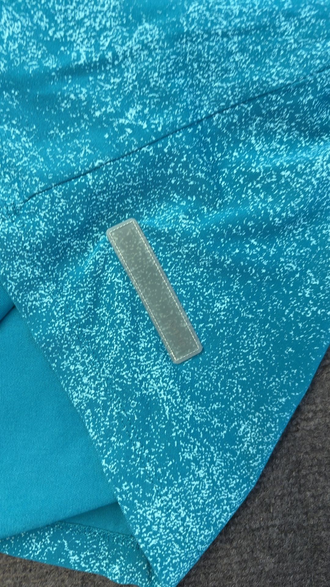 Lacoste Blue Speckled Polo Shirt Medium Cotton Blend image 3