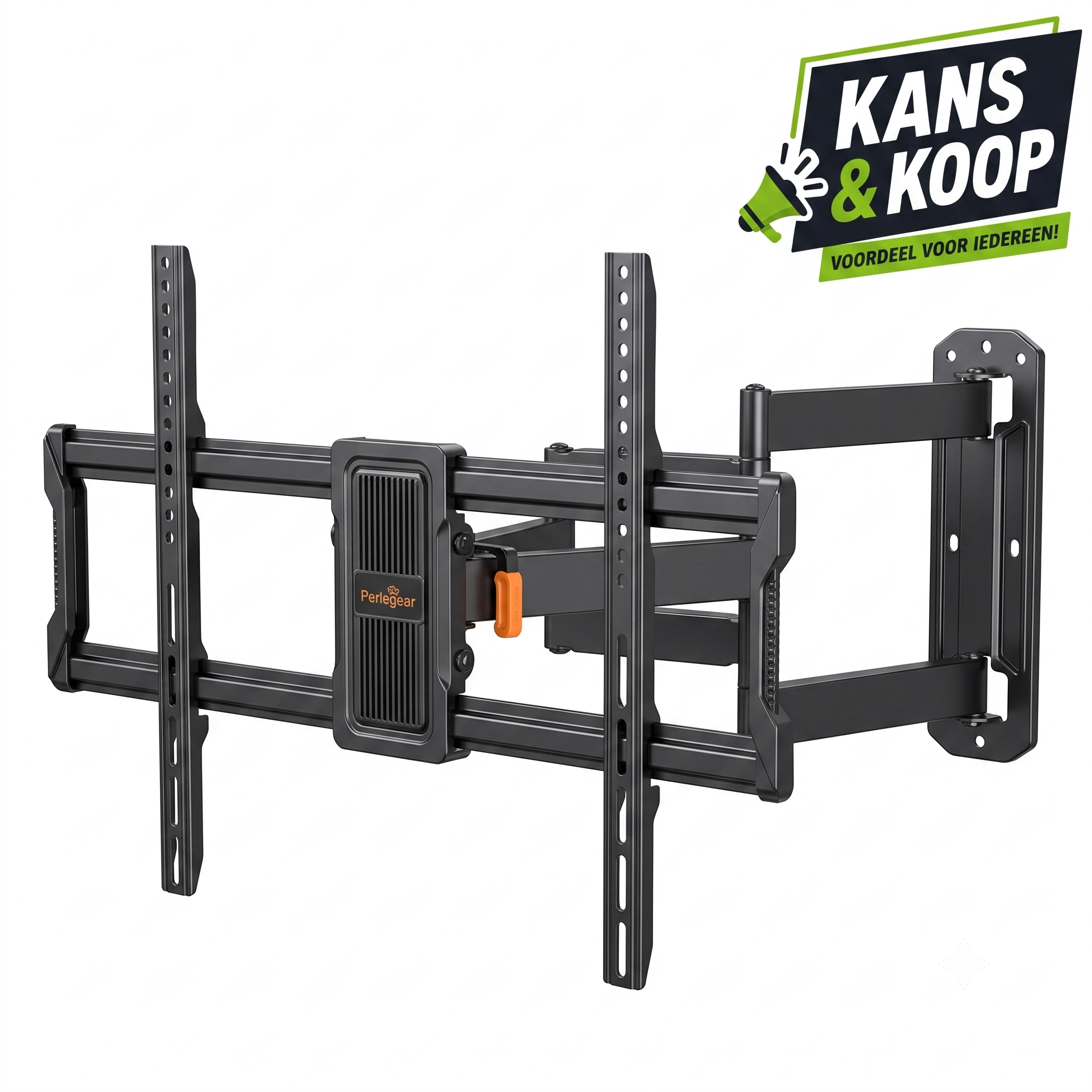 Perlegear PGLF24 Full-Motion TV Muurbeugel – Draaibaar & Kantelbaar