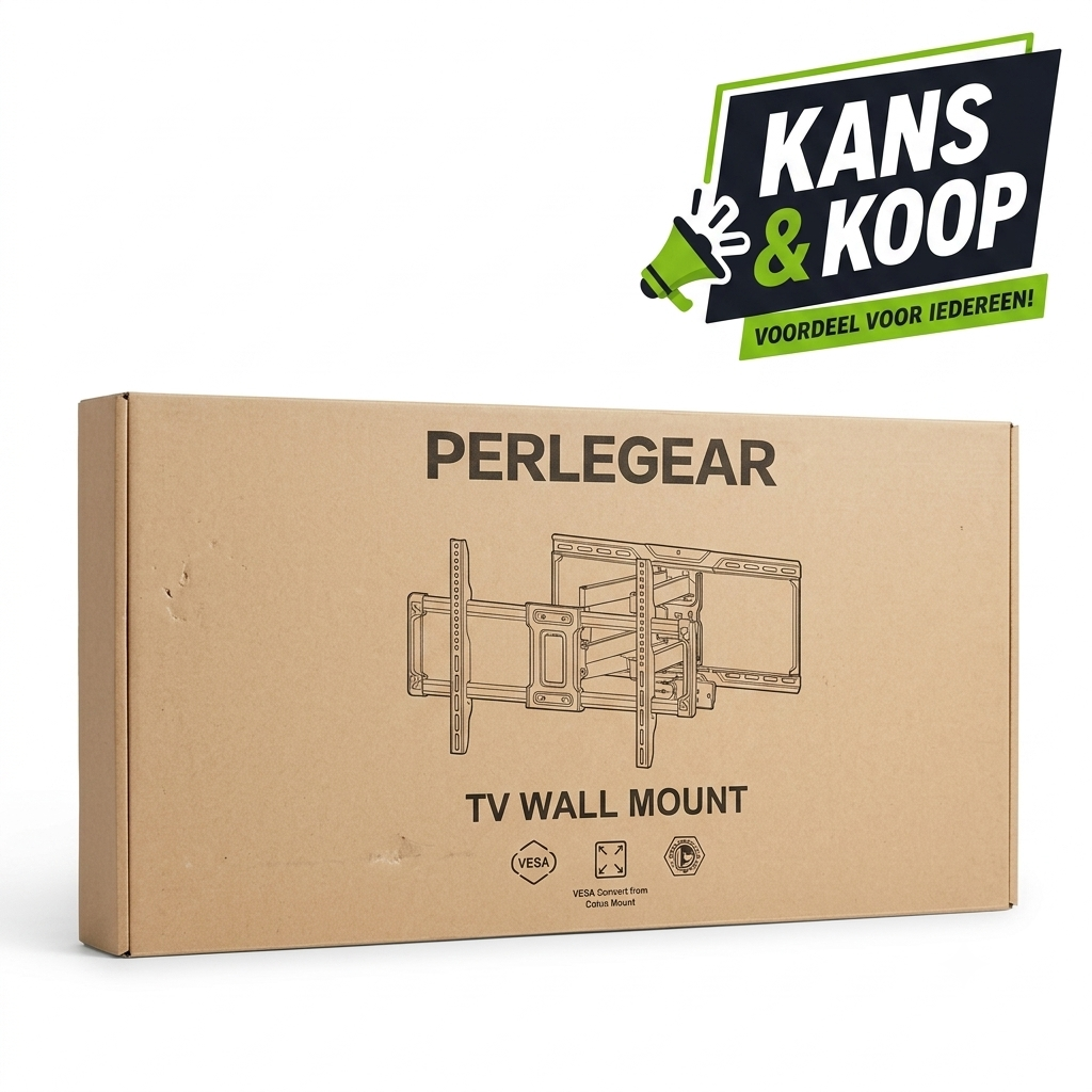 Perlegear PGLFK1 Extra Sterke TV Muurbeugel (37" – 84") image 2