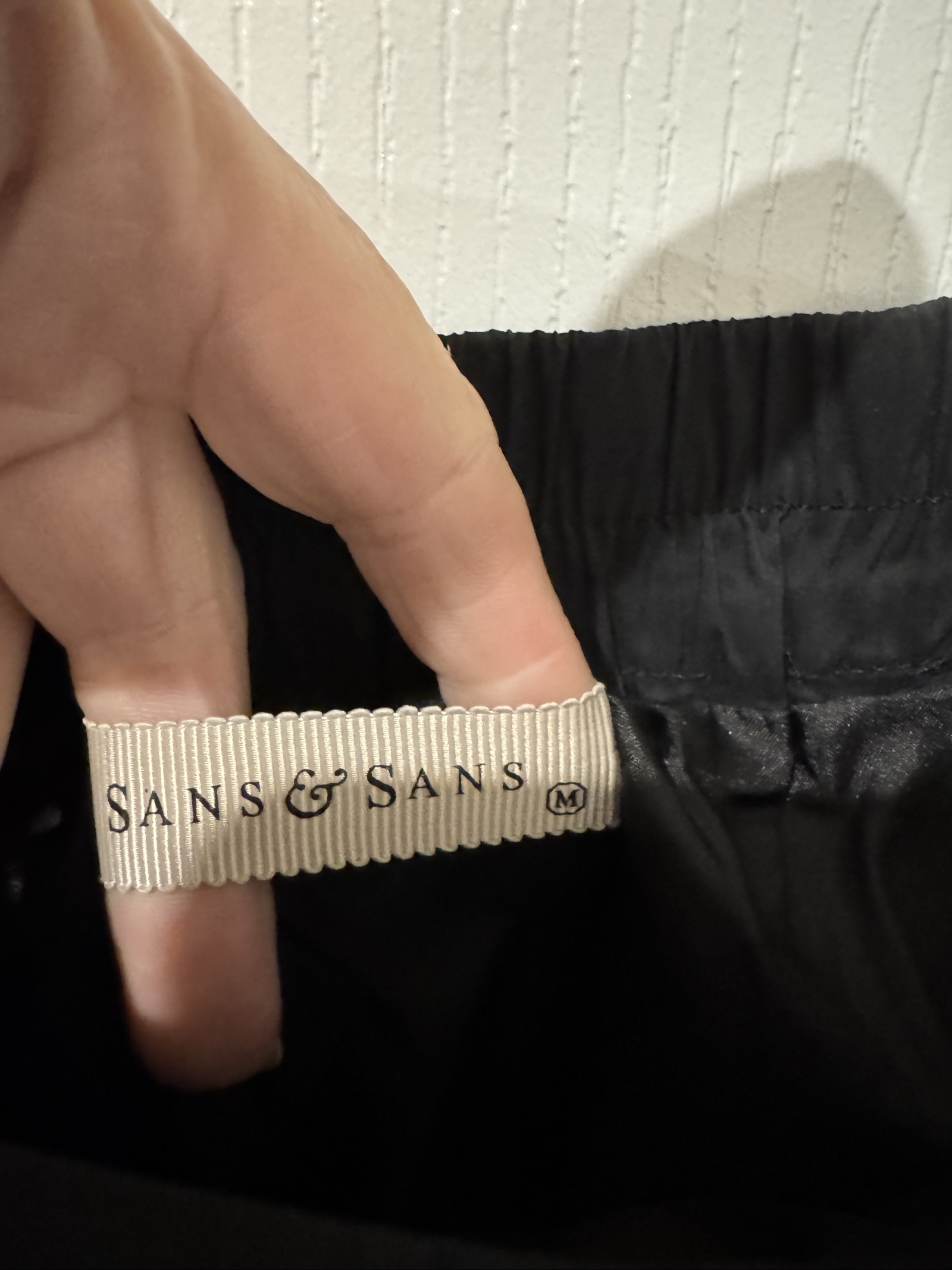 Sans & Sans Black Asymmetrical Skirt Medium image 2