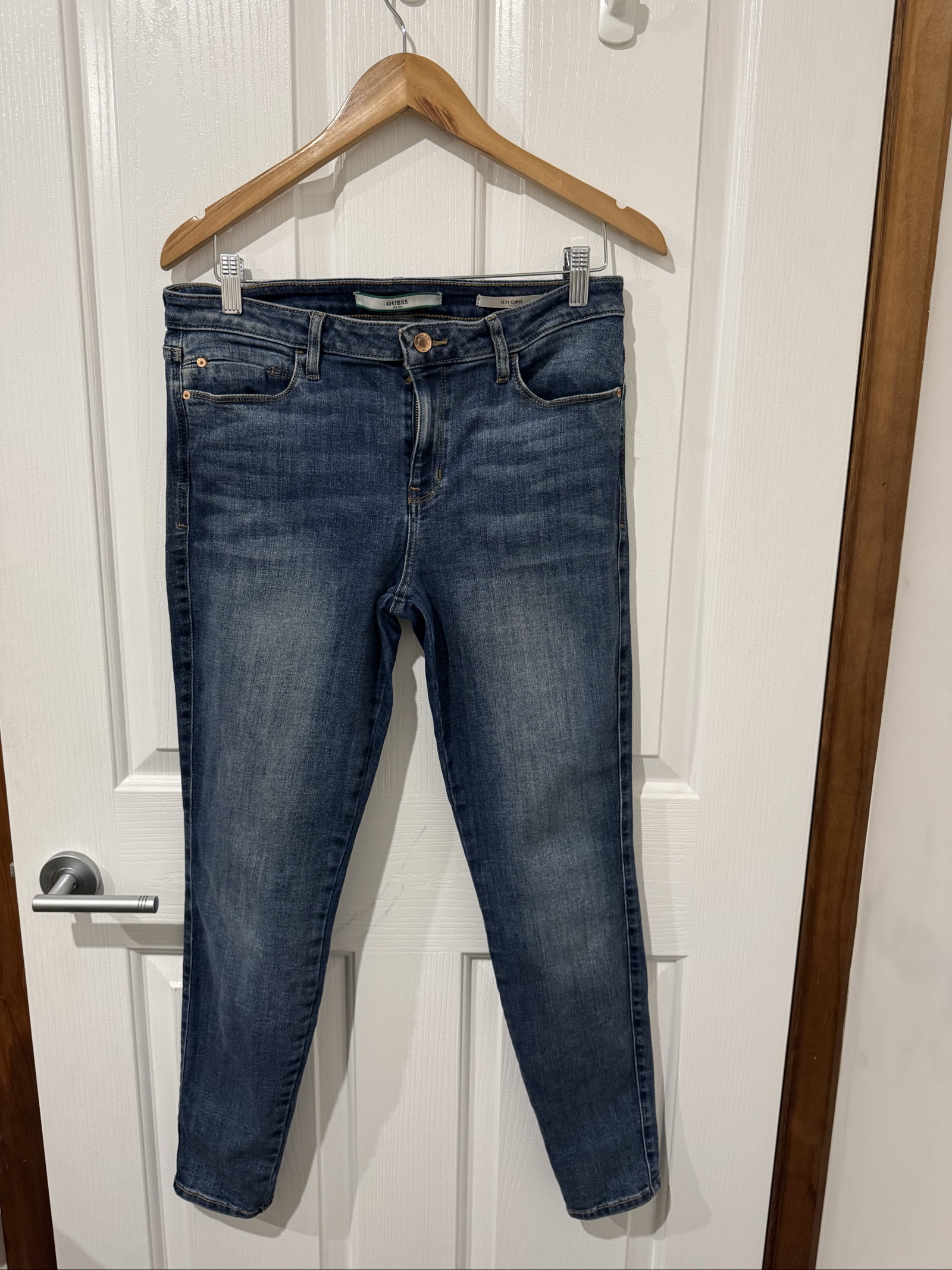 Guess Blue Sexy Curve Jeans Women Size 8