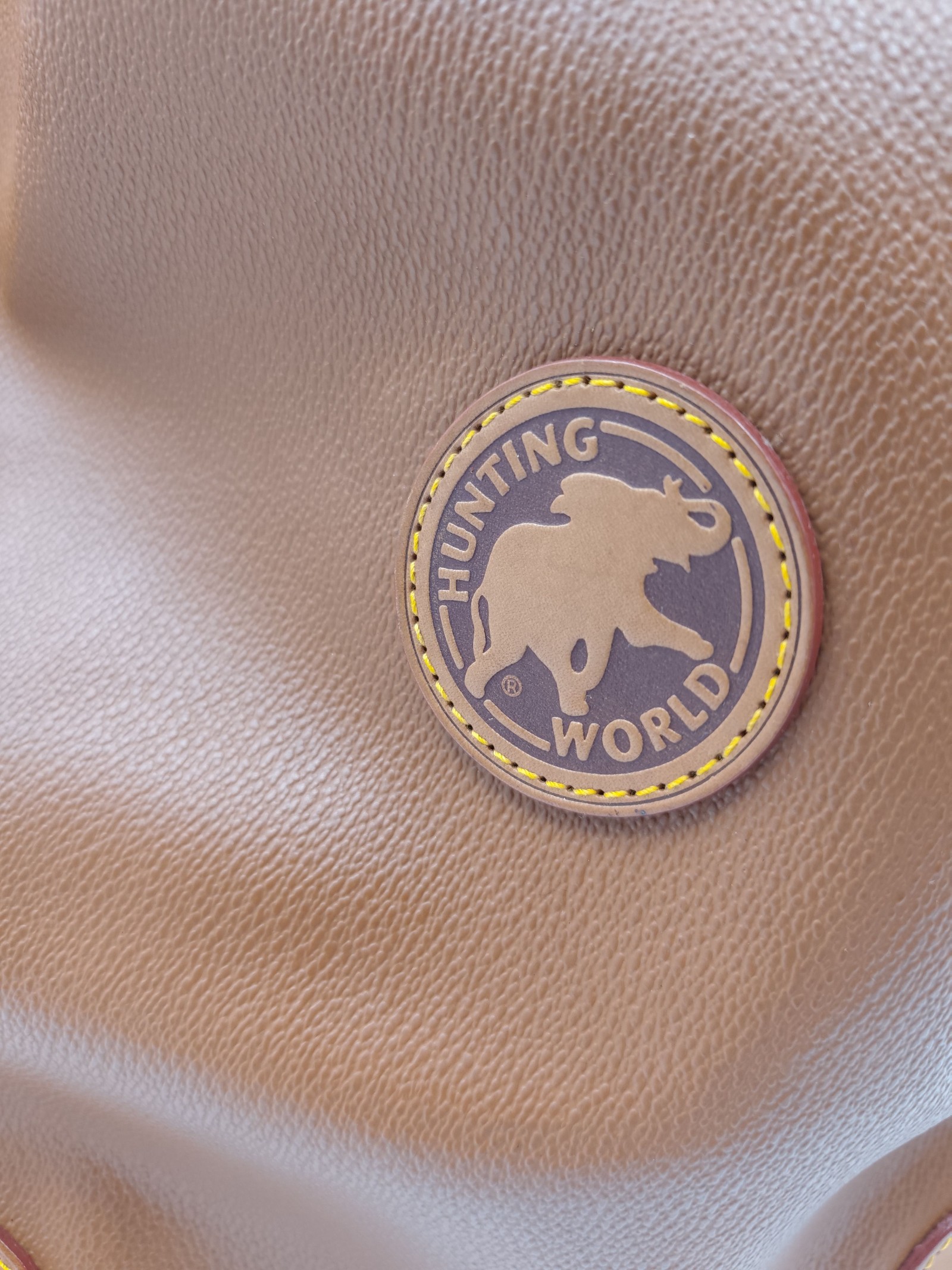 Hunting World Brown Leather Bucket Bag Women image 2
