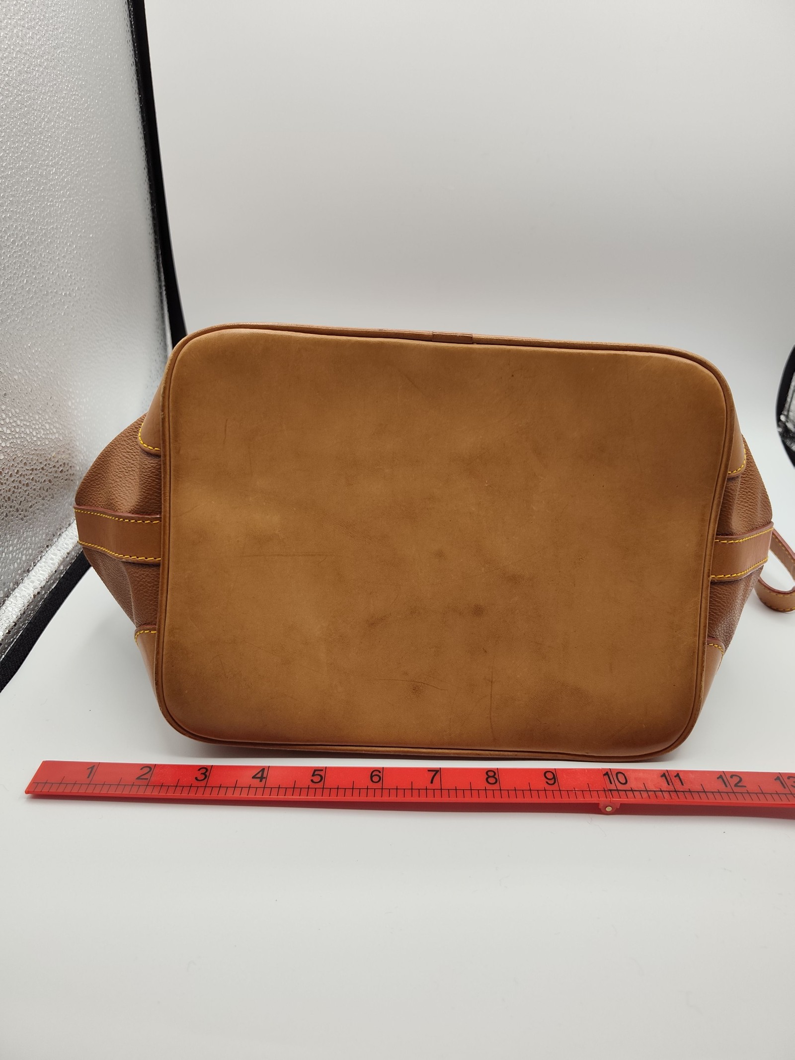 Hunting World Brown Leather Bucket Bag Women image 10
