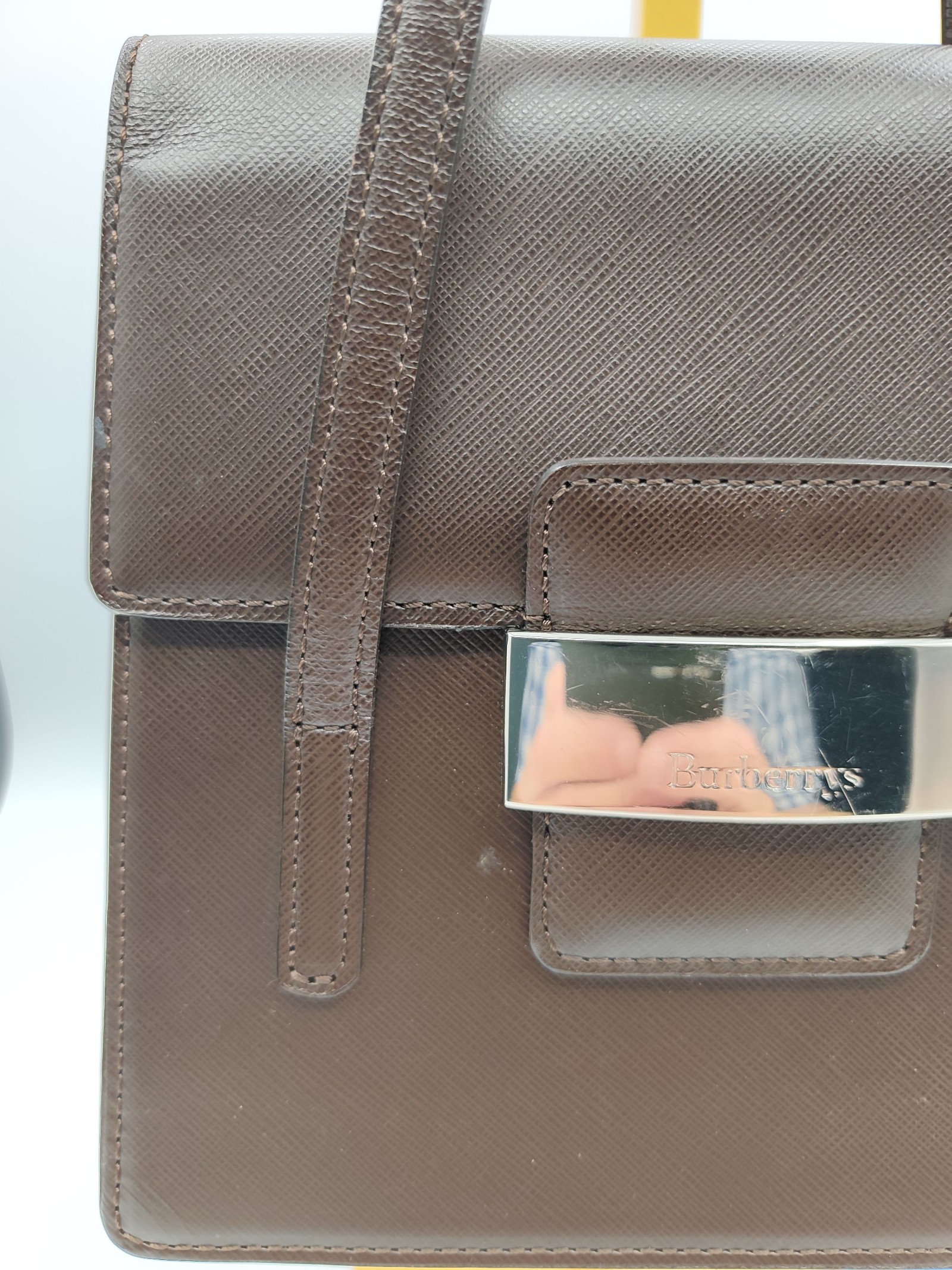 Burberrys Brown Leather Handbag Women Brown Leather Handbag Other image 3