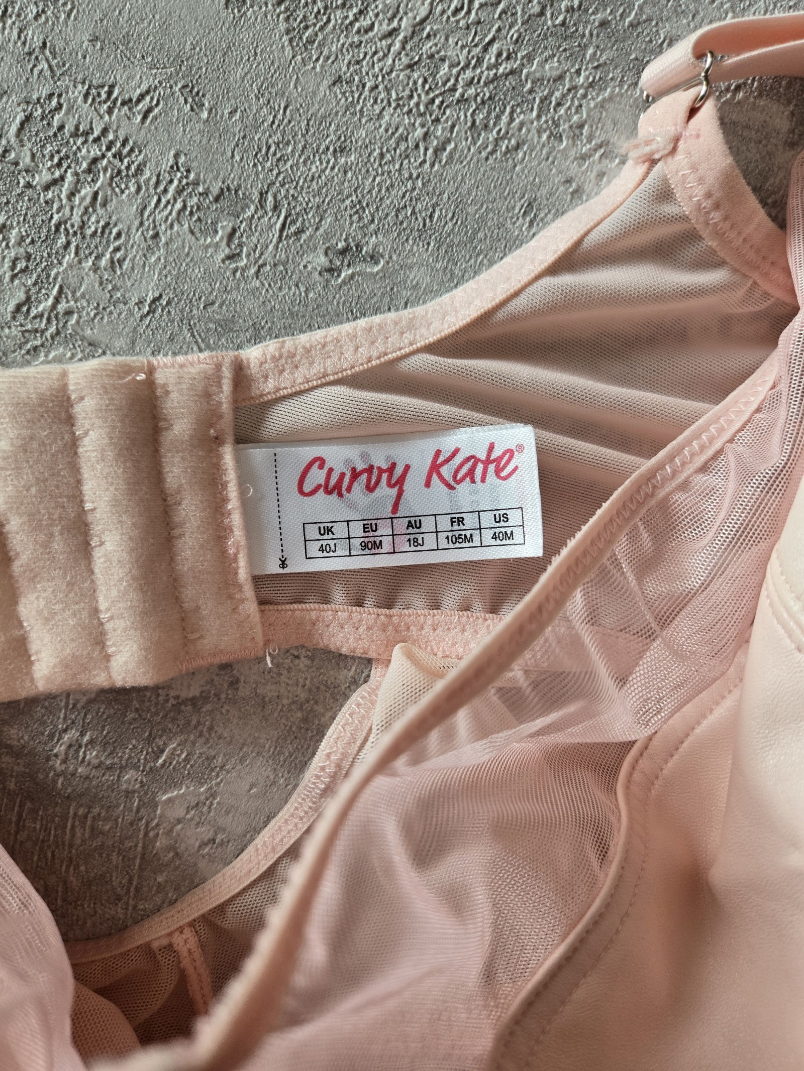 Curvy Kate Pink Lucky Star Plunge Body 40J UK / 40M US