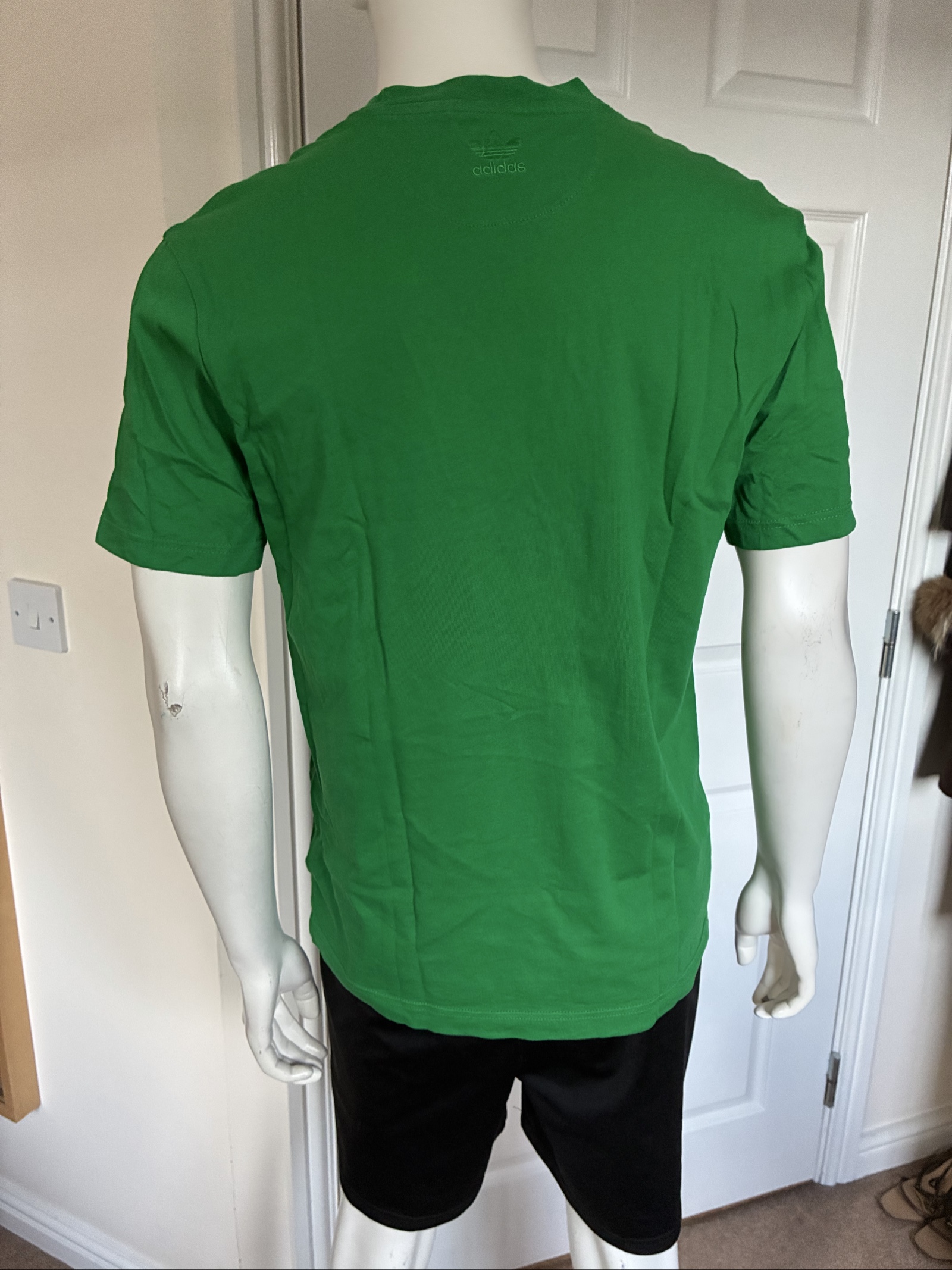 Adidas Green Multi Logo T-Shirt Large image 3
