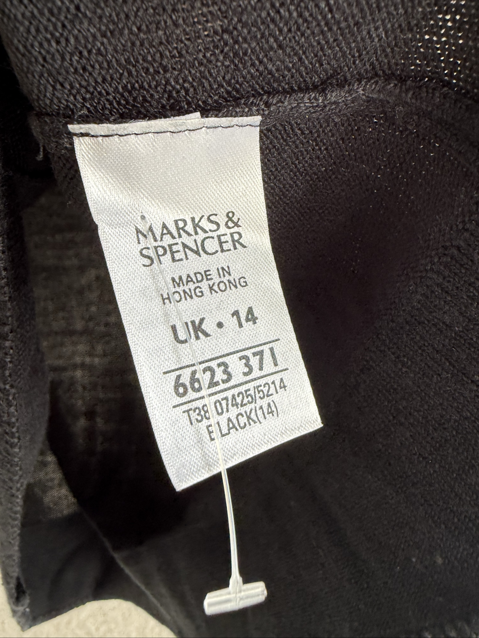Marks & Spencer Black Button Up V-Neck Cardigan UK 14 Classic Knitwear image 5