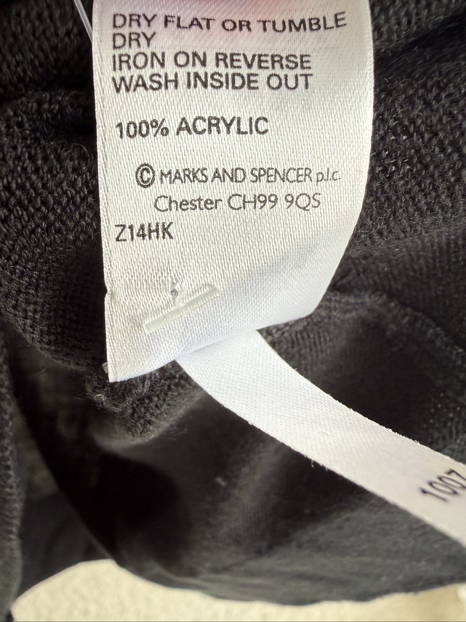 Marks & Spencer Black Button Up V-Neck Cardigan UK 14 Classic Knitwear image 6