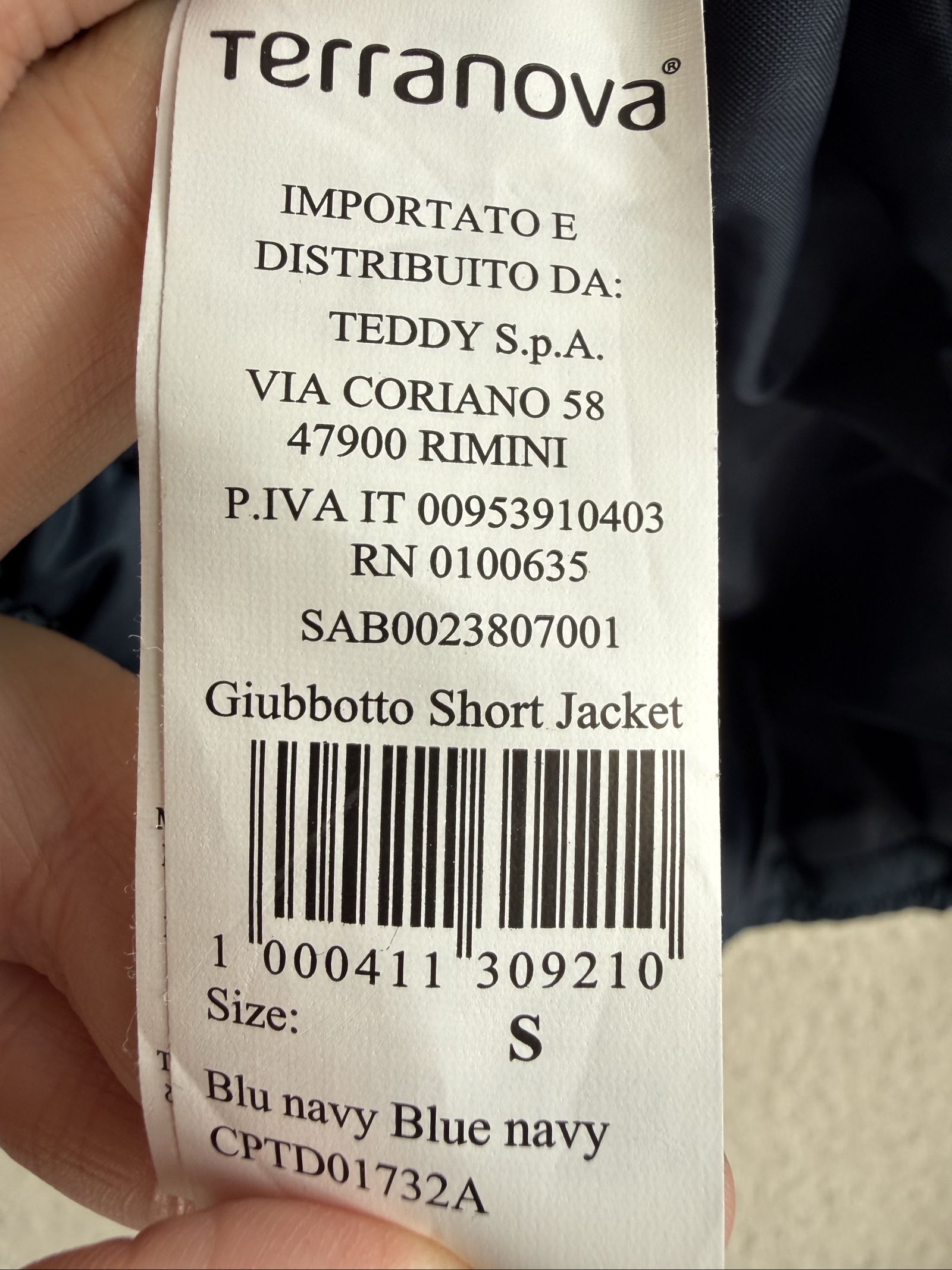Terranova Navy Blue Puffer Gilet Small Lightweight Sleeveless Jacket Coat image 7