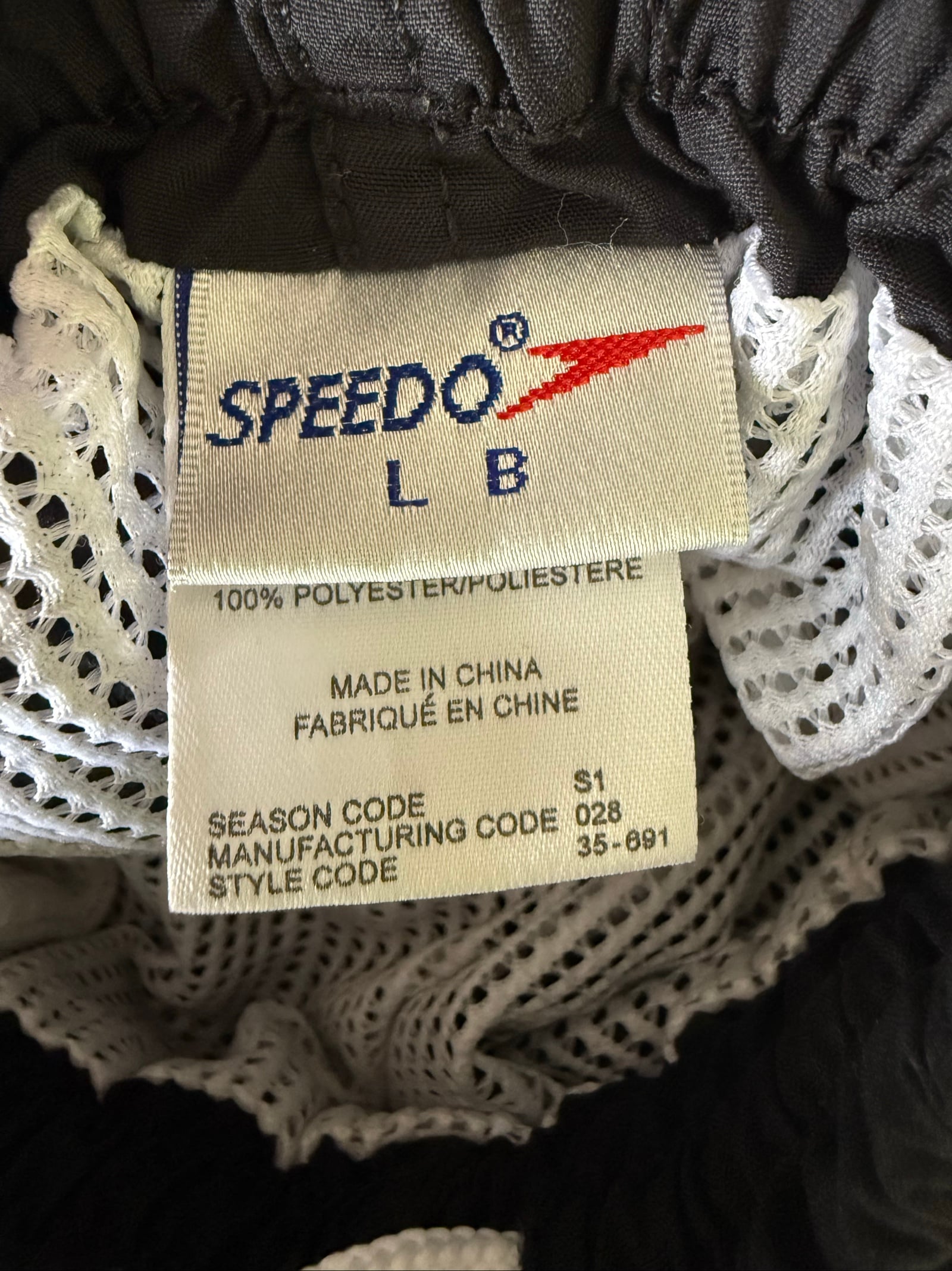 Speedo Black Swim Shorts L Men Classic Lightweight Swimwear Beachwear image 3