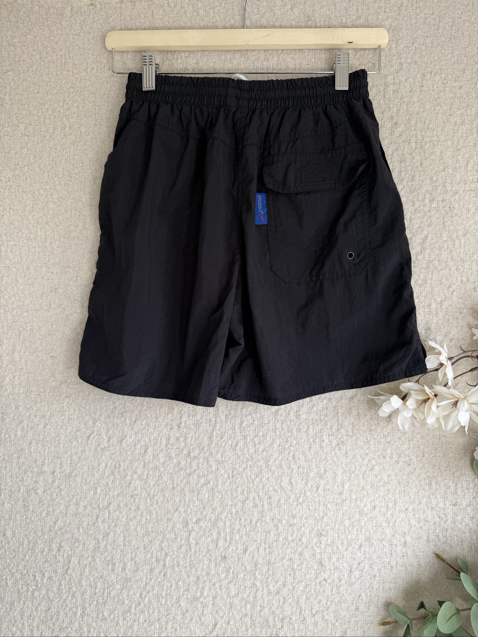 Speedo Black Swim Shorts L Men Classic Lightweight Swimwear Beachwear image 5