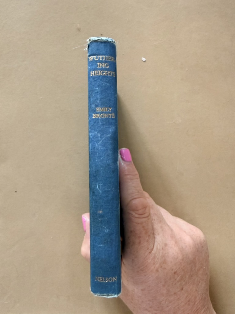 Emily Brontë Blue Wuthering Heights Hardcover Book