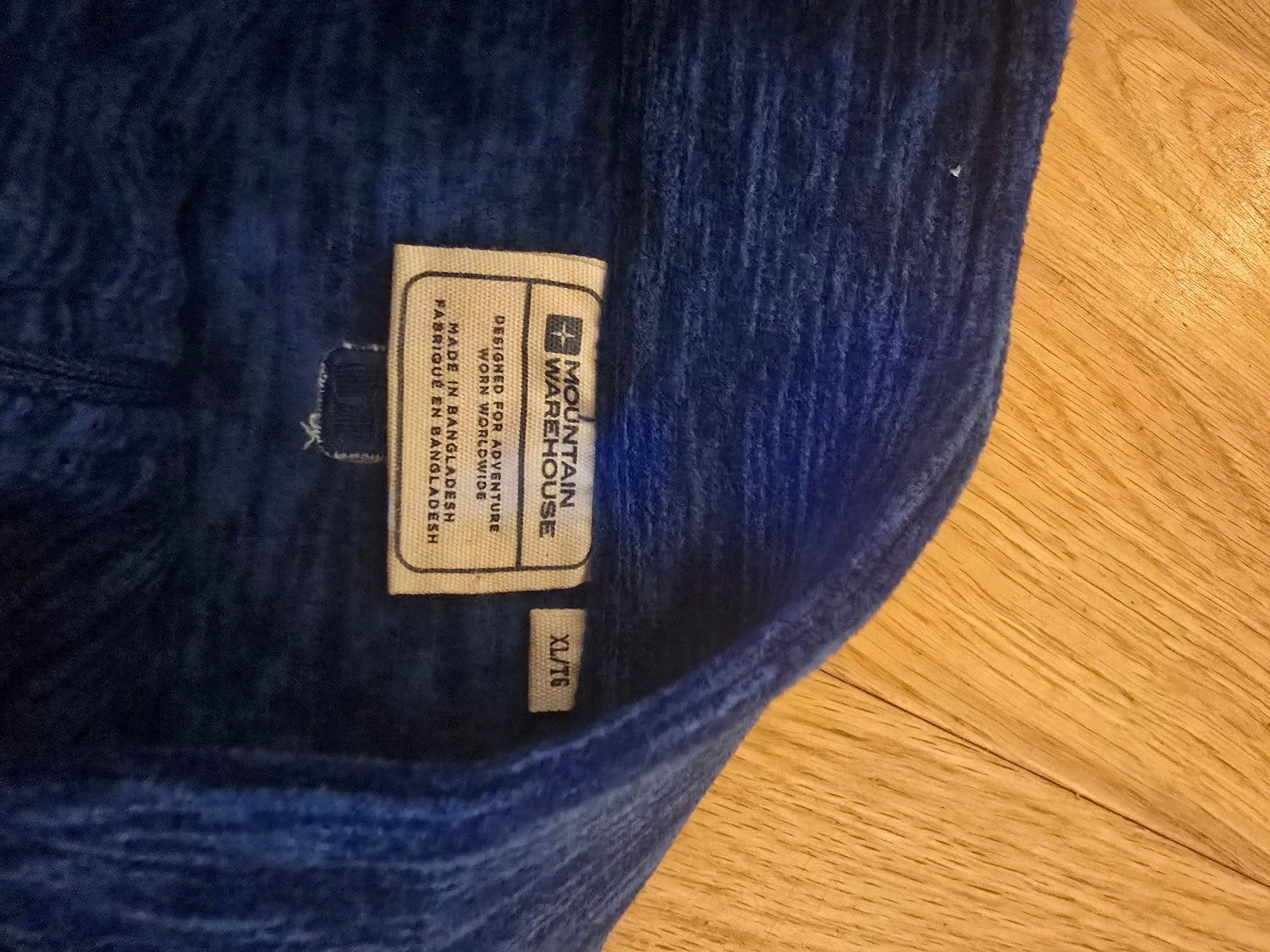 BNWT Mountain Warehouse Blue Marl 1/4 Zip Fleece XL image 4