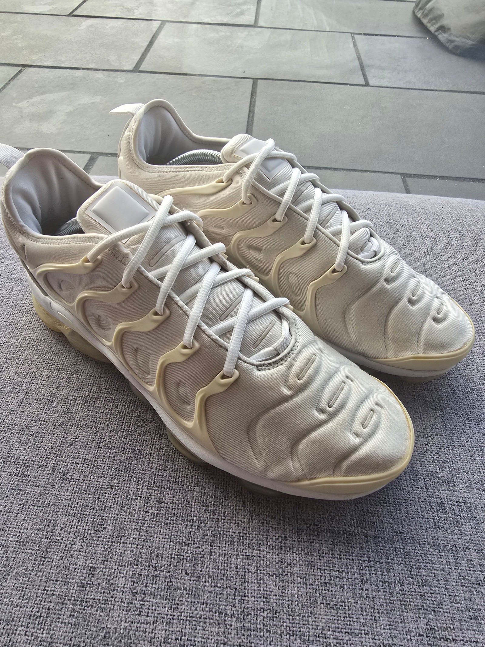 Nike White Air Vapormax Plus Sneakers UK 10.5