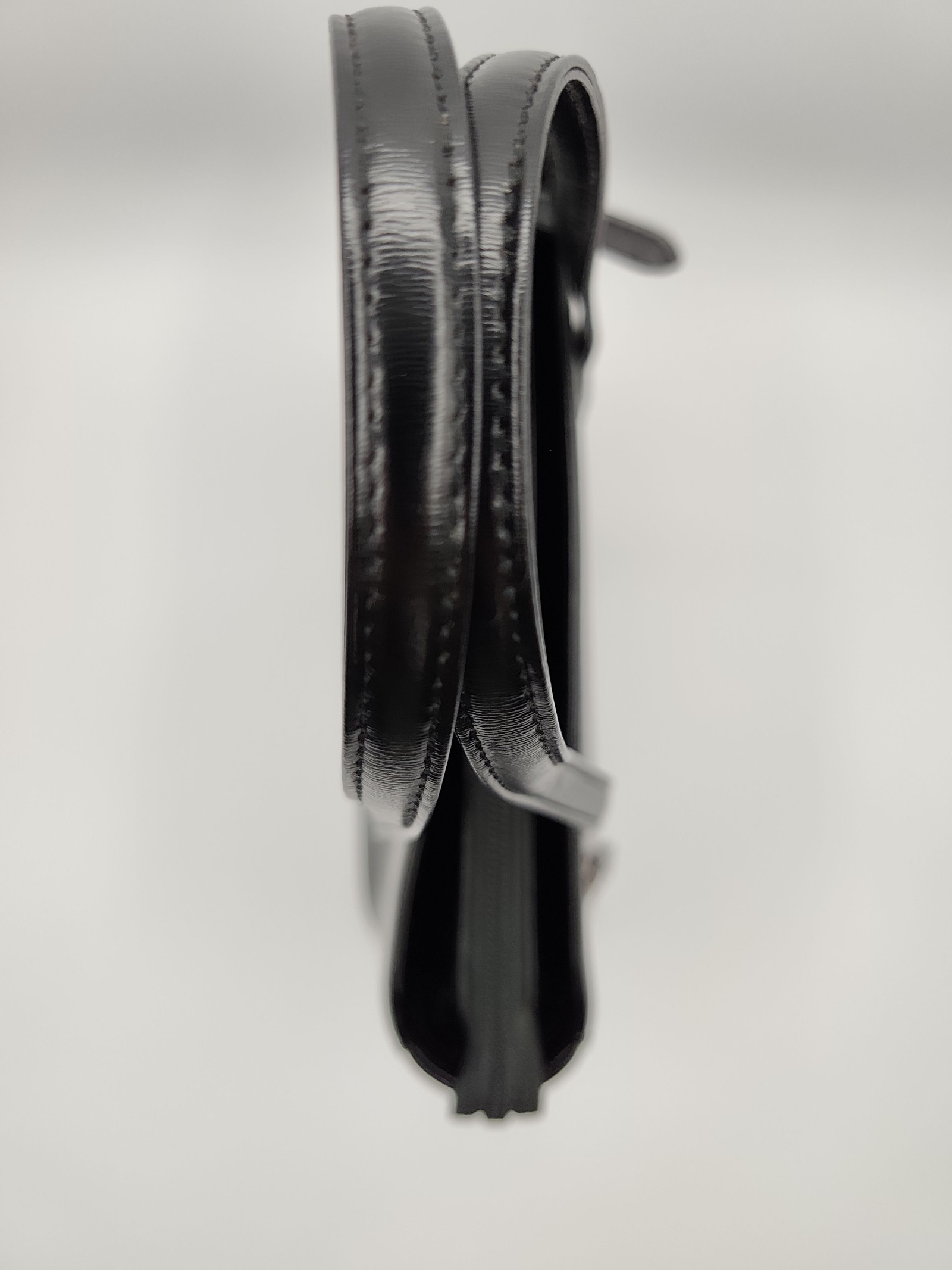 Mila Schön Black Structured Tote Handbag image 7