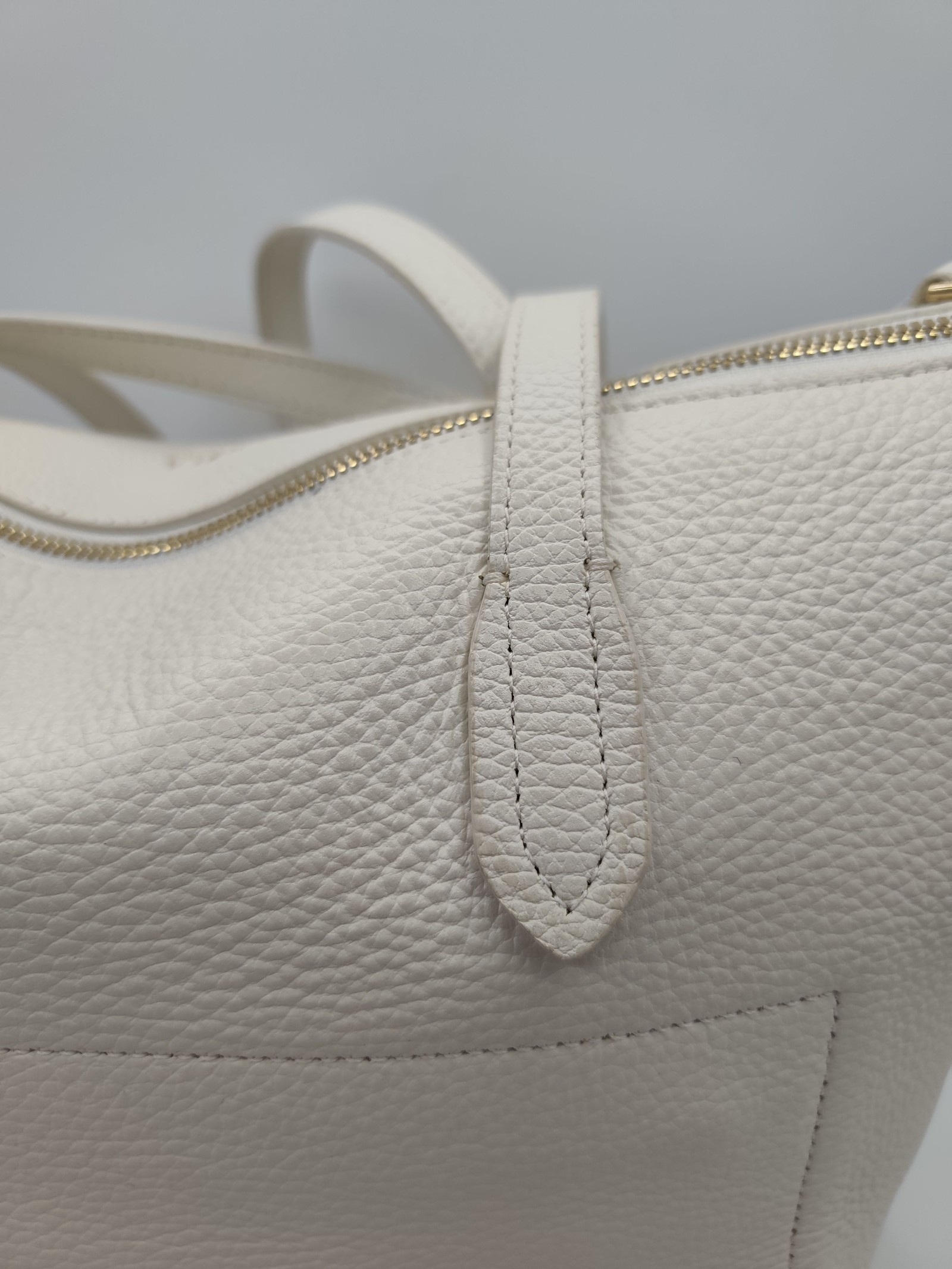 Furla White Leather Tote Bag Genuine Leather image 6