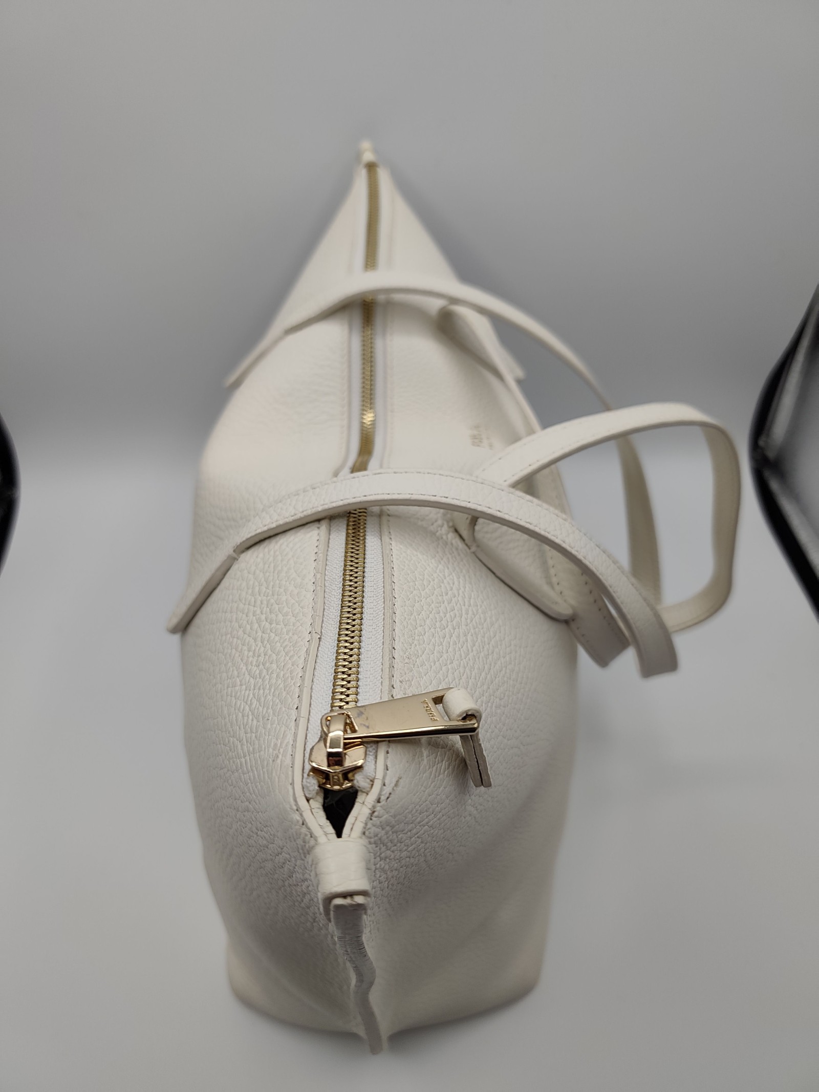 Furla White Leather Tote Bag Genuine Leather image 7