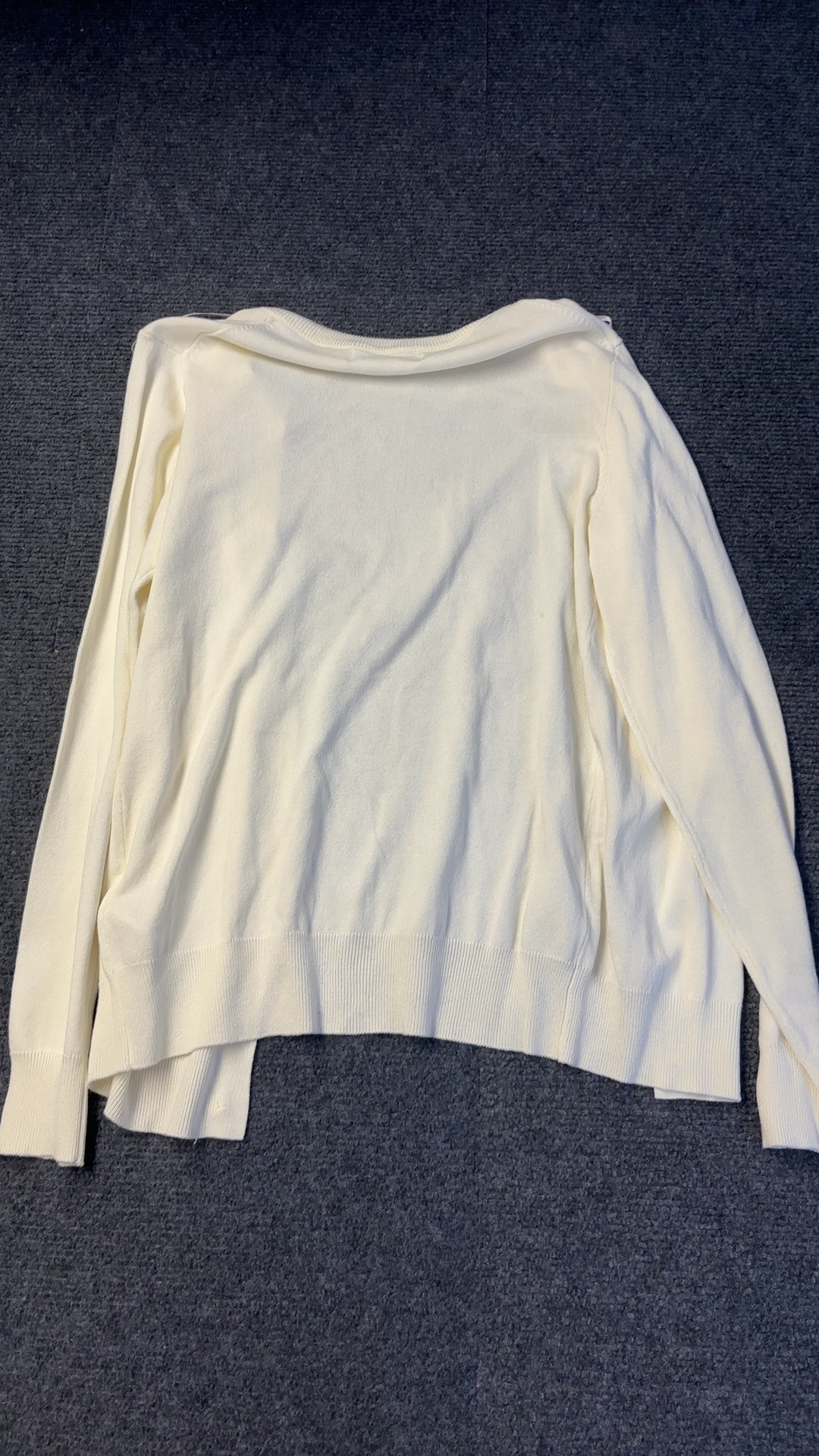 Primark Cream Cotton Blend Cardigan XS Soft Knitwear image 2