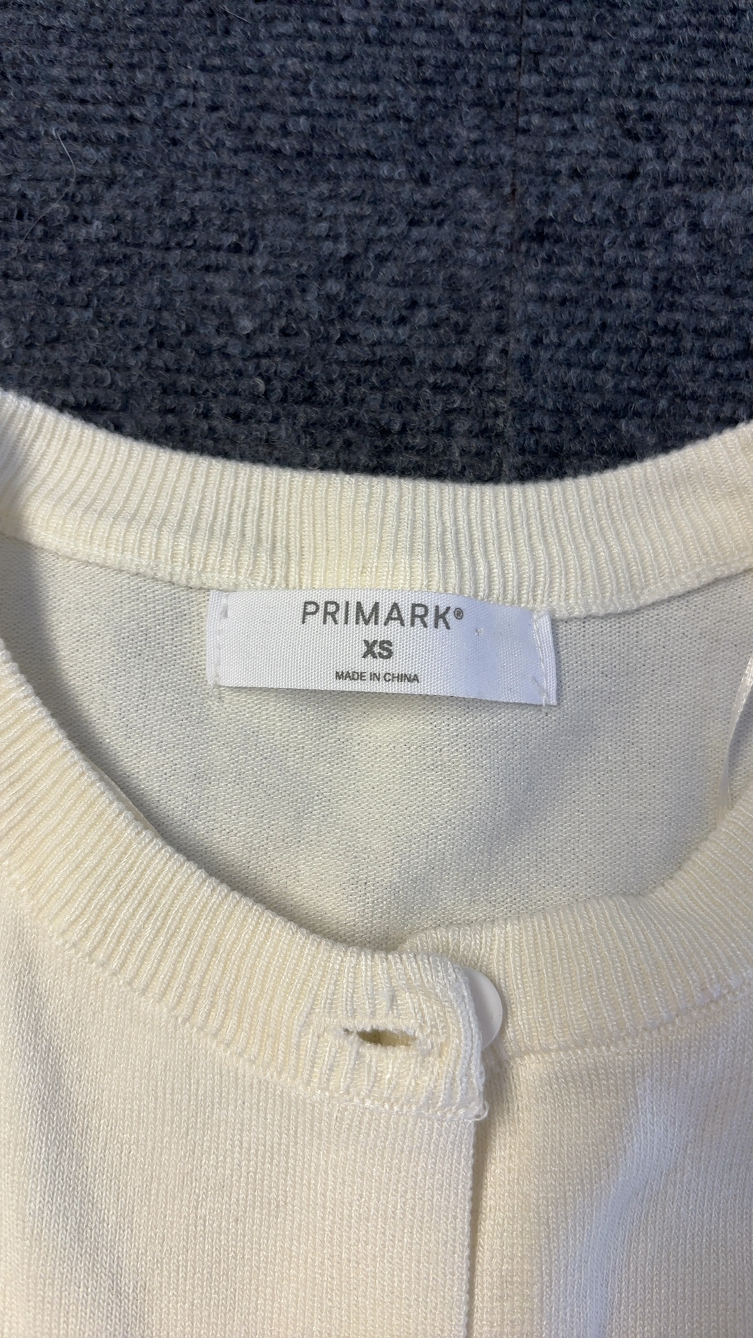 Primark Cream Cotton Blend Cardigan XS Soft Knitwear image 7