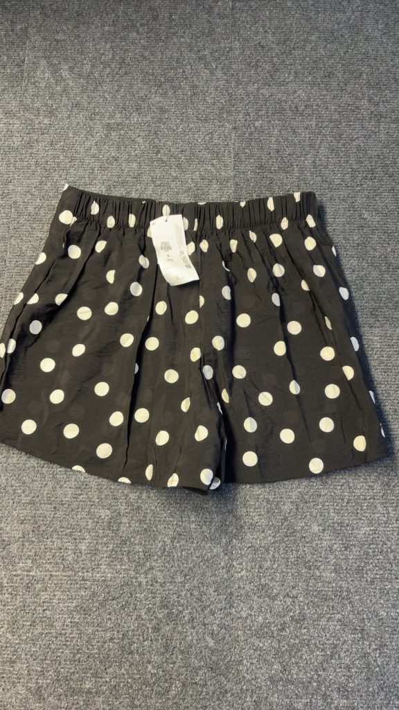 Primark Black & White Polka Dot Skort Small S brand new with tags