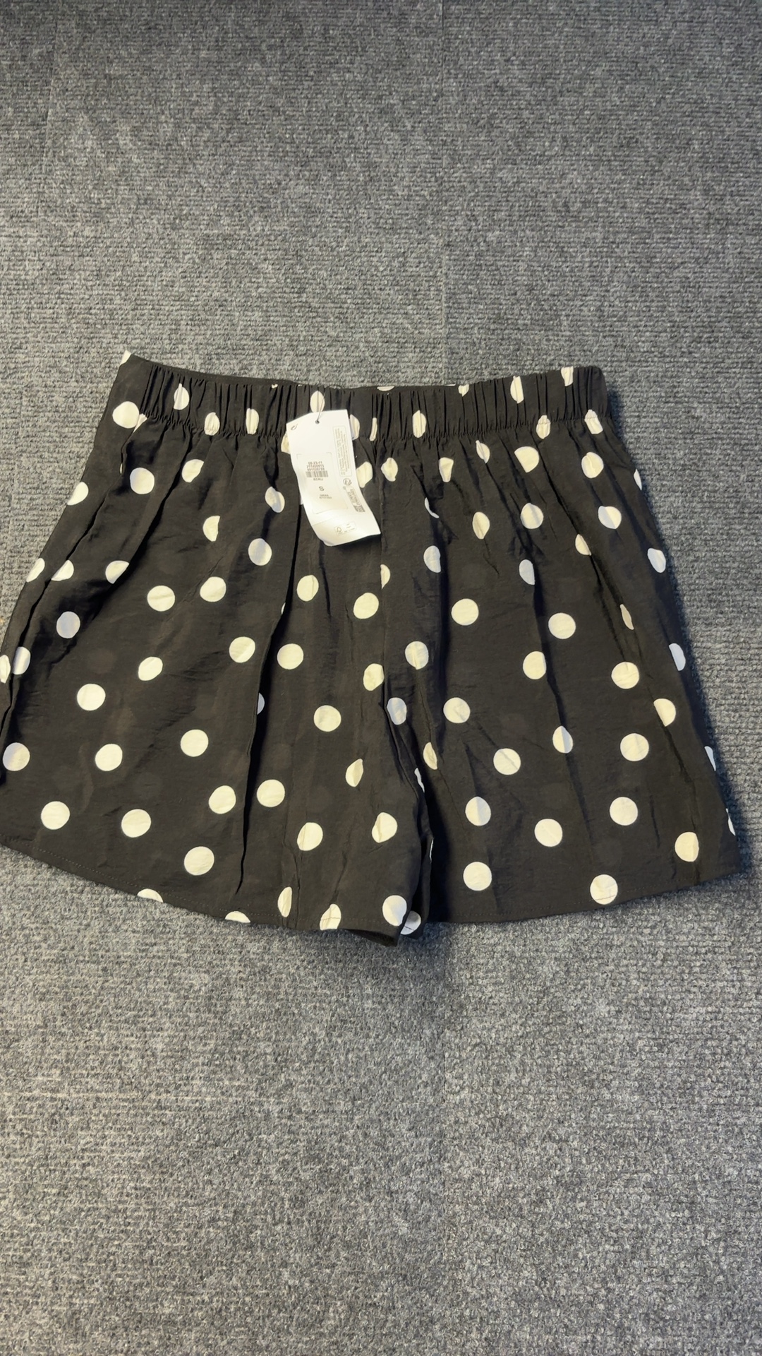 Primark Black & White Polka Dot Skort Small S brand new with tags