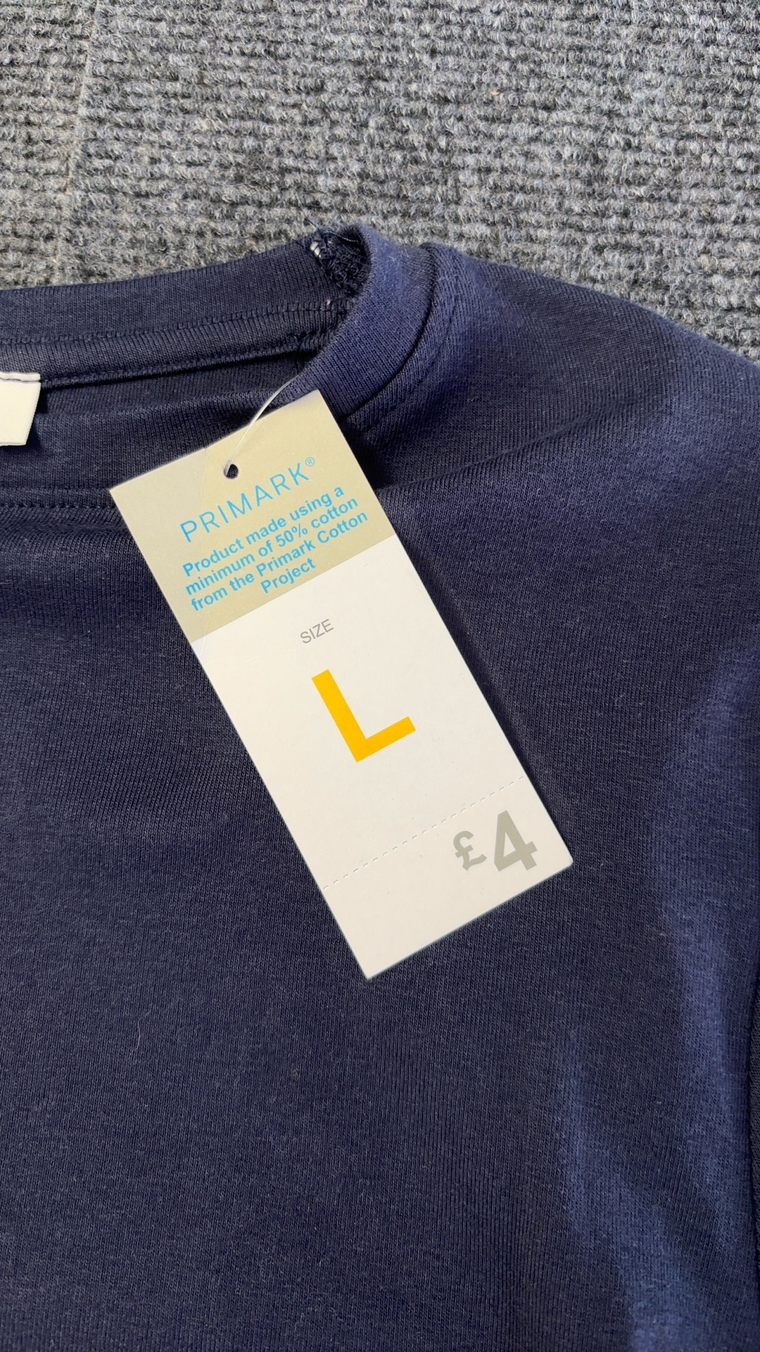 Primark Navy Lucky Duck Print T-Shirt Large Cotton brand new with tags image 5