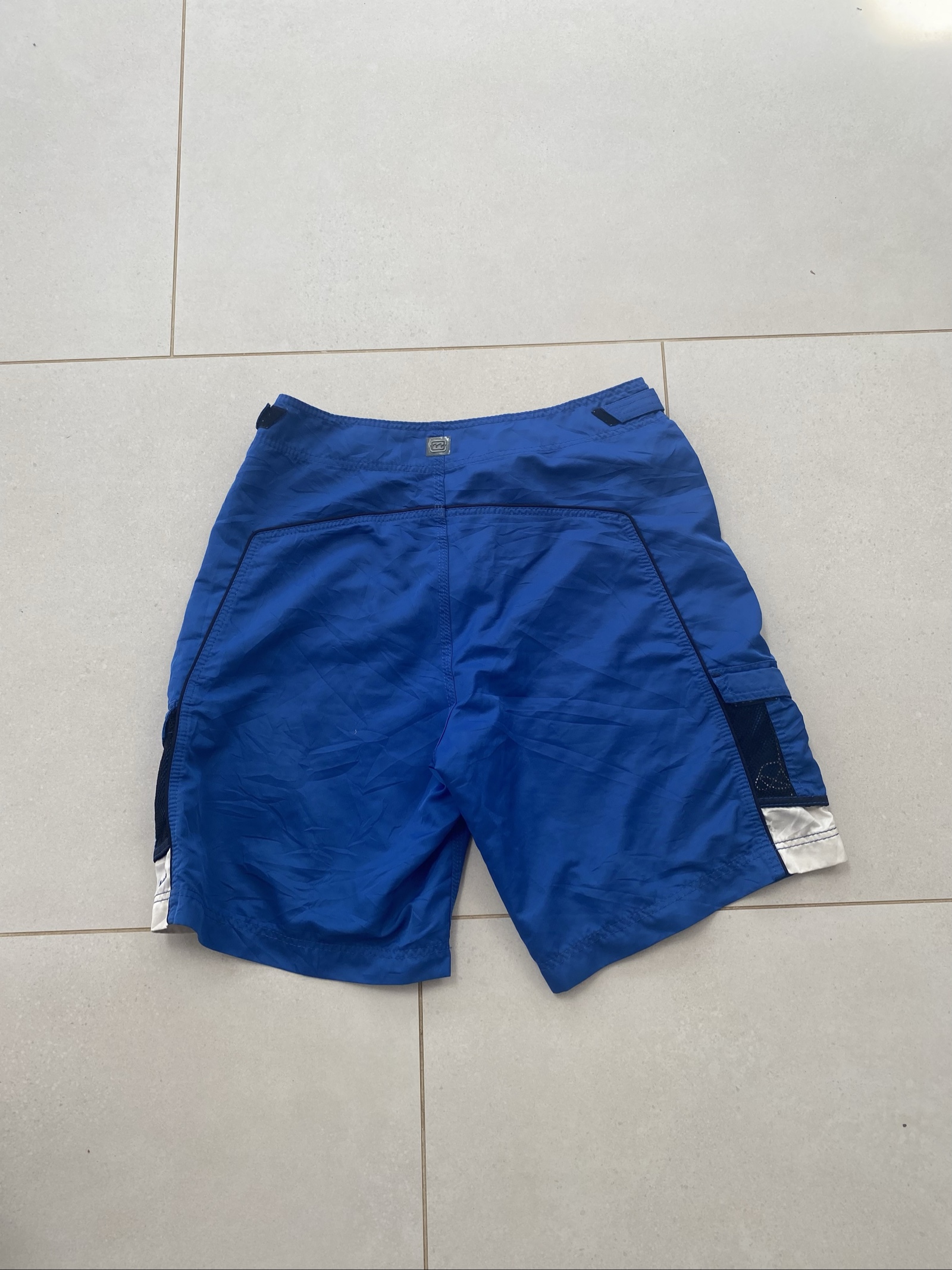 Eina Ahleong Blue & White Swim Shorts Medium