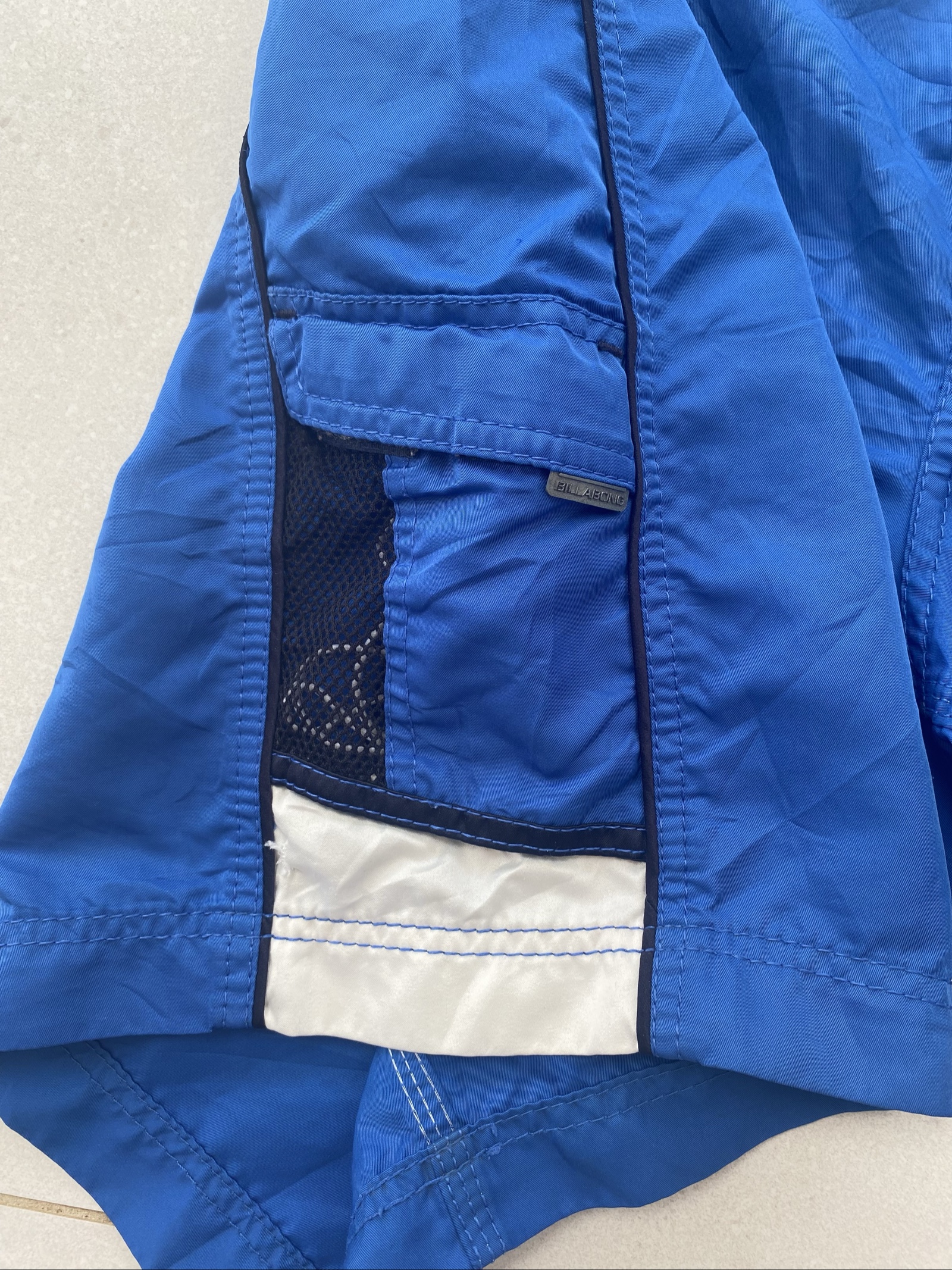Eina Ahleong Blue & White Swim Shorts Medium image 2