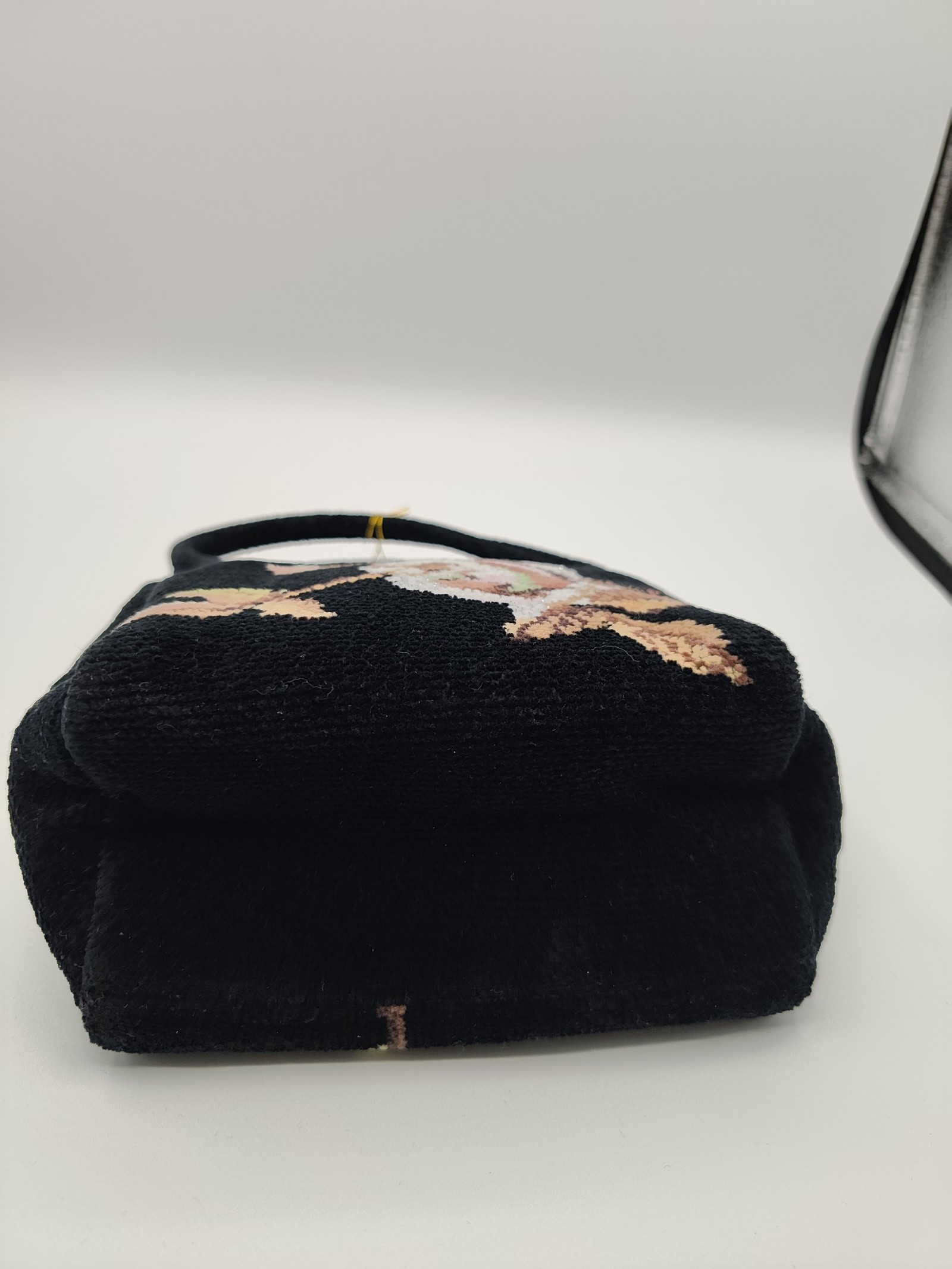 Feiler Black Floral Embroidered Mini Handbag Other image 6