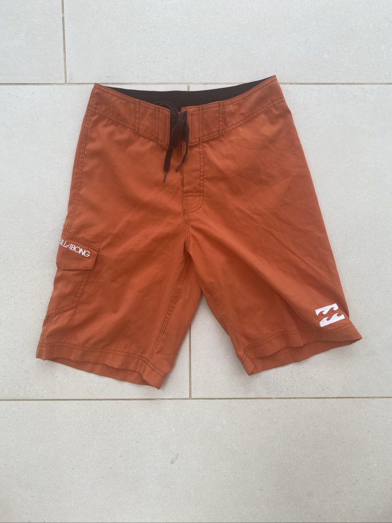 Billabong Brown Men's Board Shorts 28 Drawstring Waist (J1)