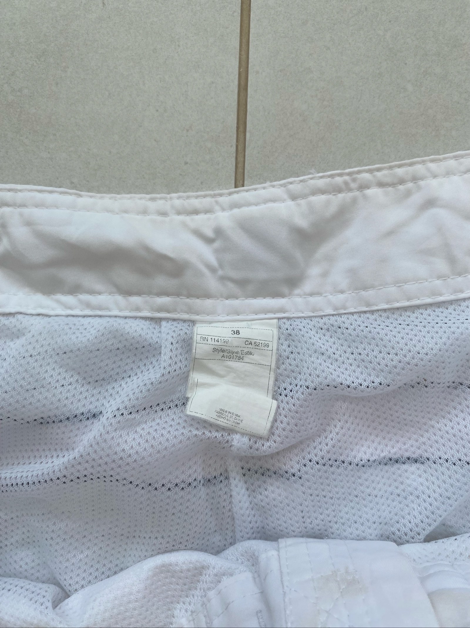 Quiksilver White & Red Board Shorts Men 38 Waist (J1) image 6