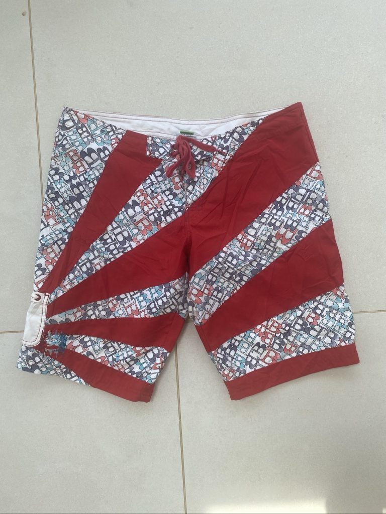 Billabong Red & Multi Board Shorts Size 9 Surf Swimwear