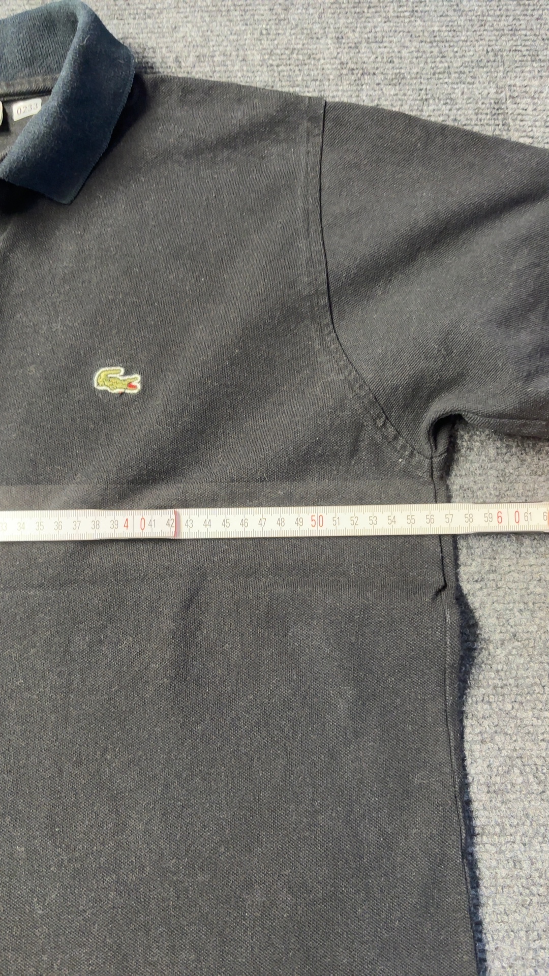 Lacoste Black Polo Shirt Large Cotton Classic image 3