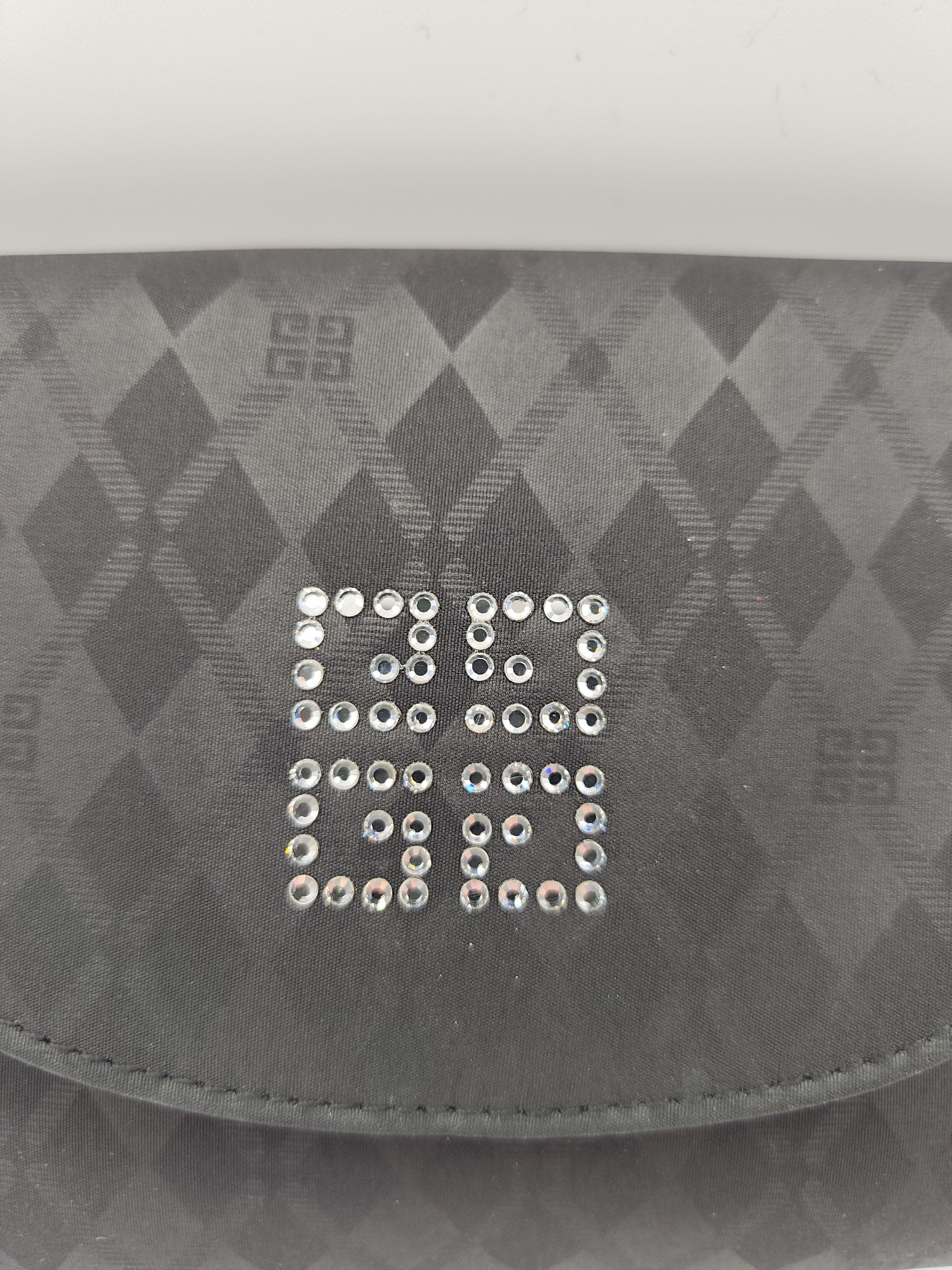 Givenchy Black Crystal Logo Pouch Bag Other image 2