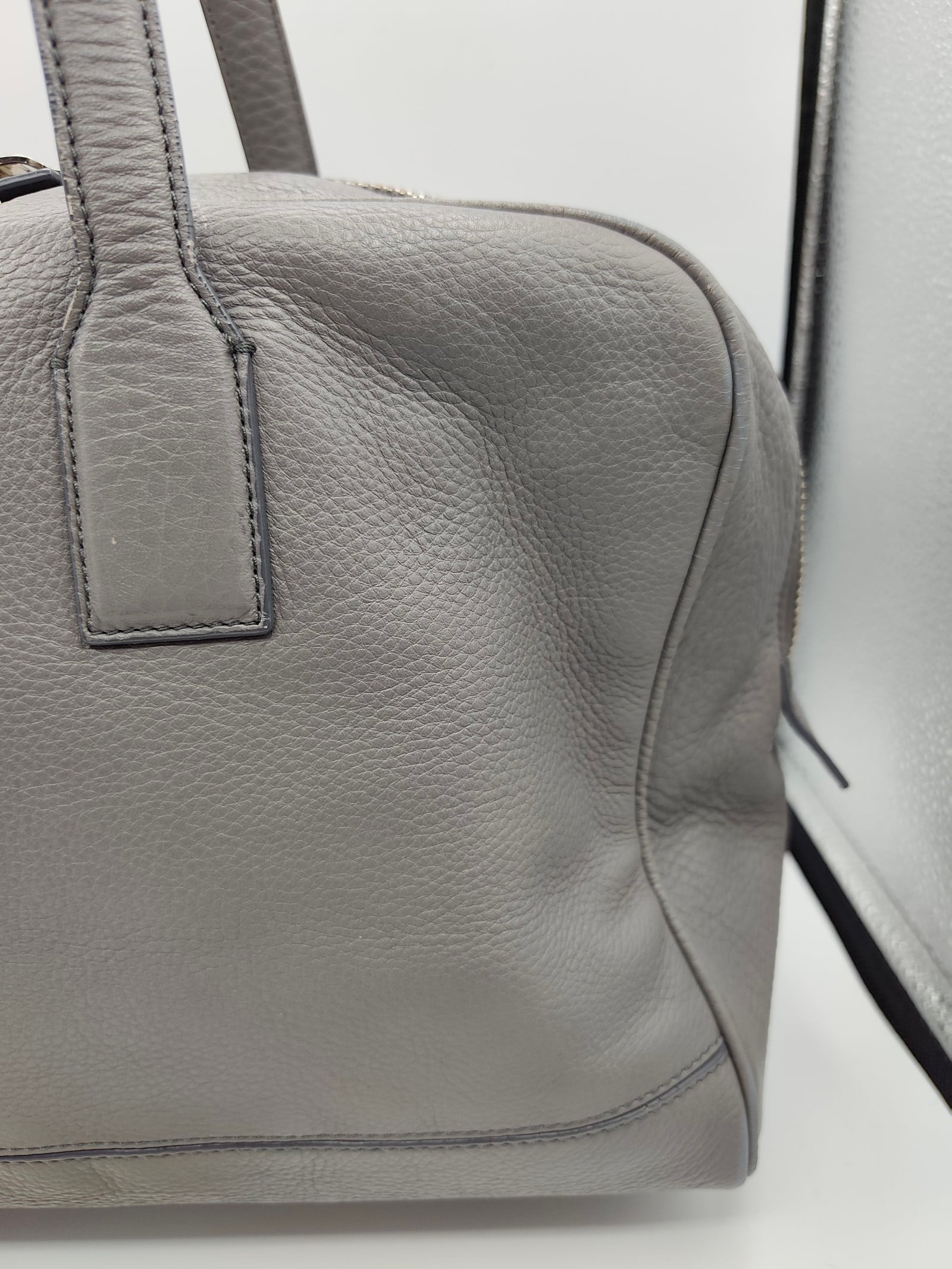 MaxMara Grey Leather Tote Shoulder Bag Other image 2