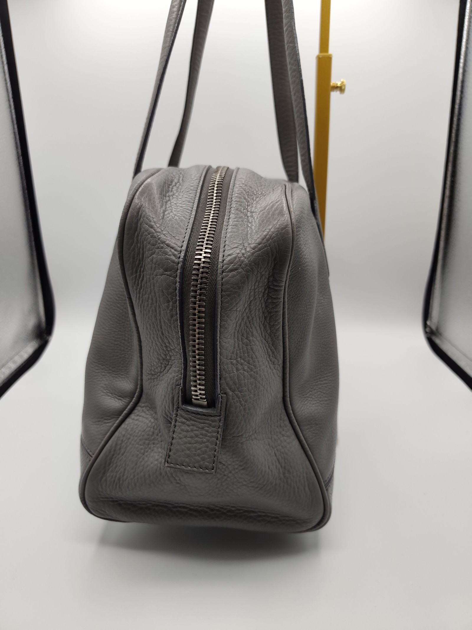 MaxMara Grey Leather Tote Shoulder Bag Other image 7