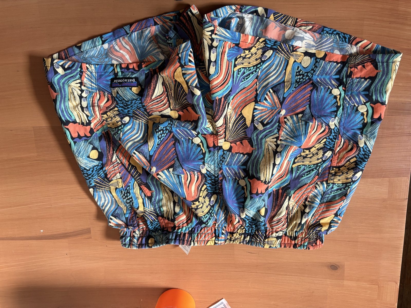 Patagonia Multi Seashell Print Cropped Swim Trunks XS