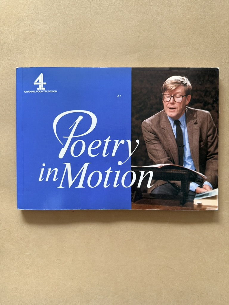 Poetry in Motion Paperback Poetry Book Channel 4 Television