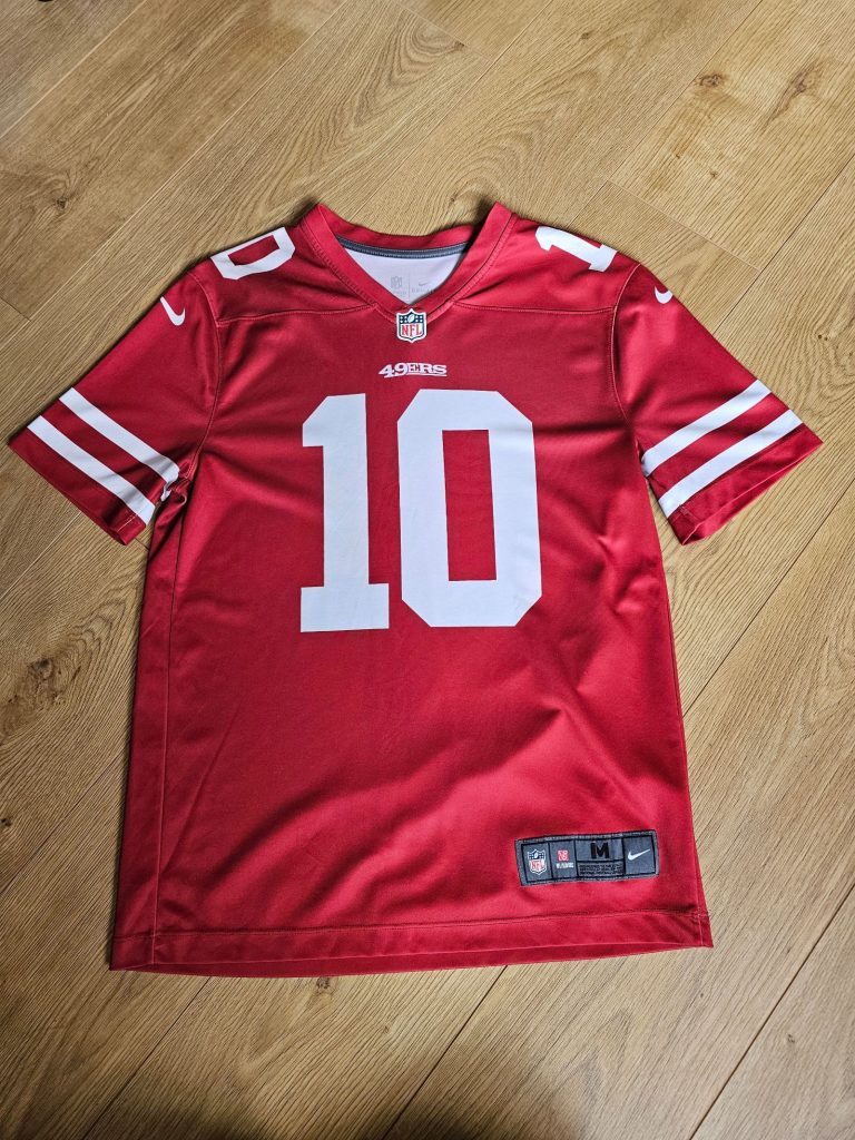 Nike Red NFL San Francisco 49ers #10 Jersey Medium Dri-Fit Jimmy Garoppolo